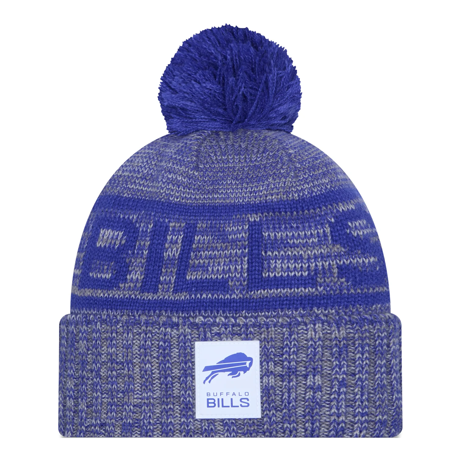 Buffalo Bills New Era 2025 Sideline Cold Weather Sport Knit Hat - Blue