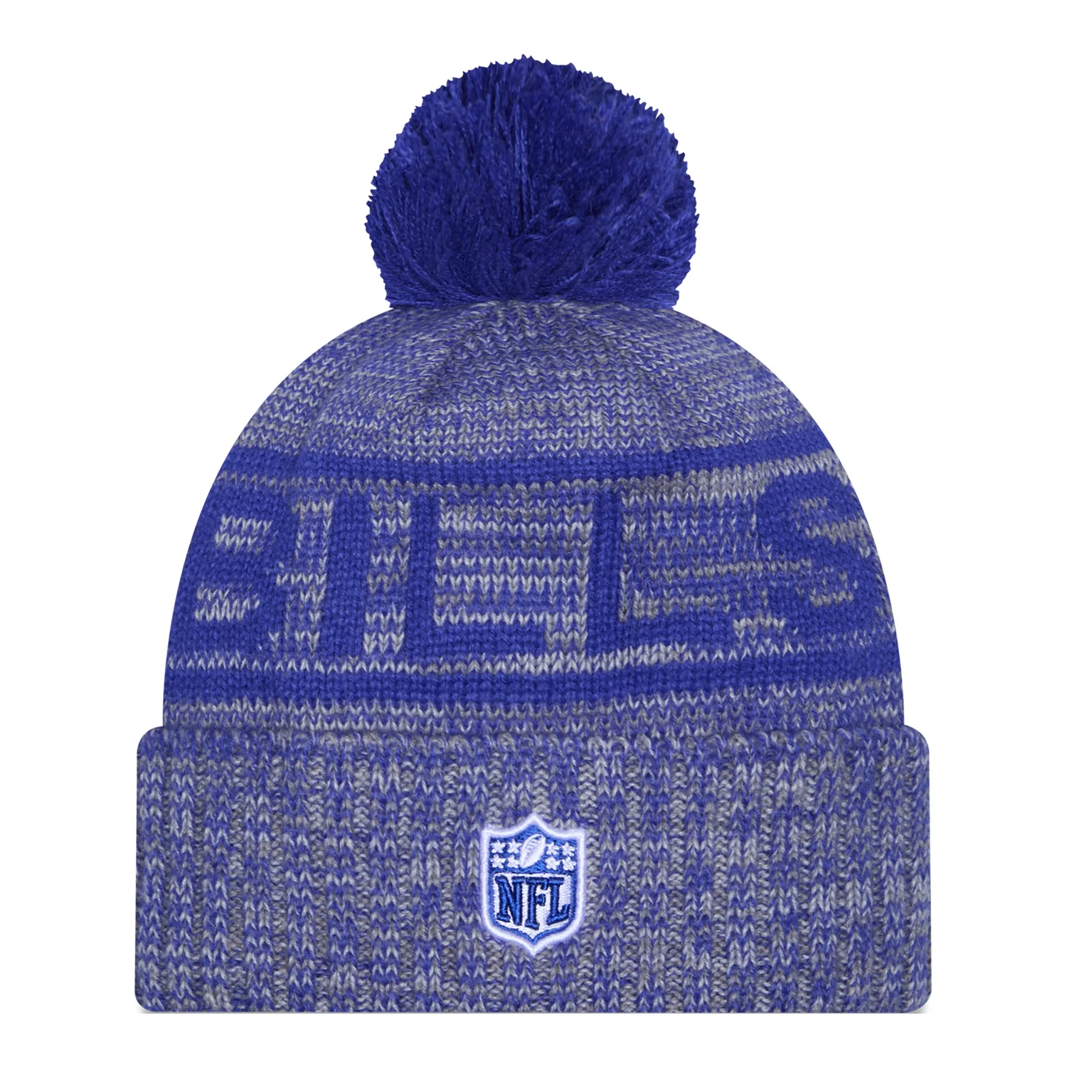 Buffalo Bills New Era 2025 Sideline Cold Weather Sport Knit Hat - Blue