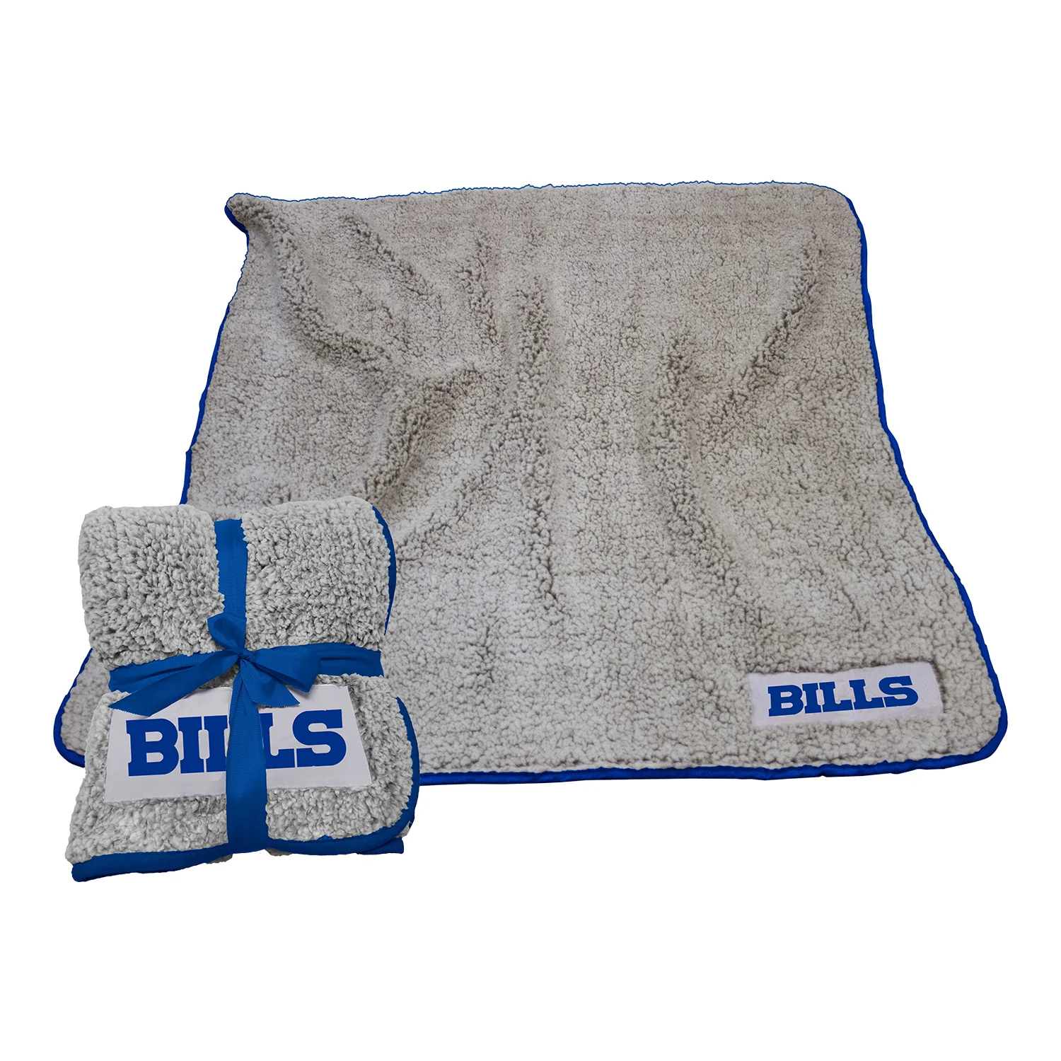 Bills Frosty Fleece Sherpa Blanket