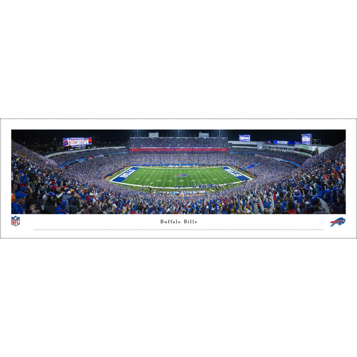 Bills Night Game Unframed Panorama Poster