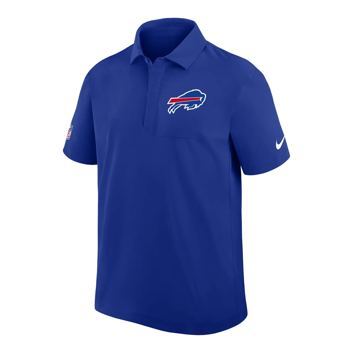 Bills Nike Sideline Dri-FIT Woven Polo - Blue