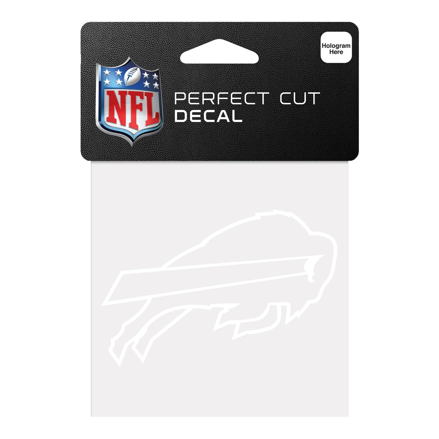 Bills Primary Logo Perf Cut 4" x 4" Decal