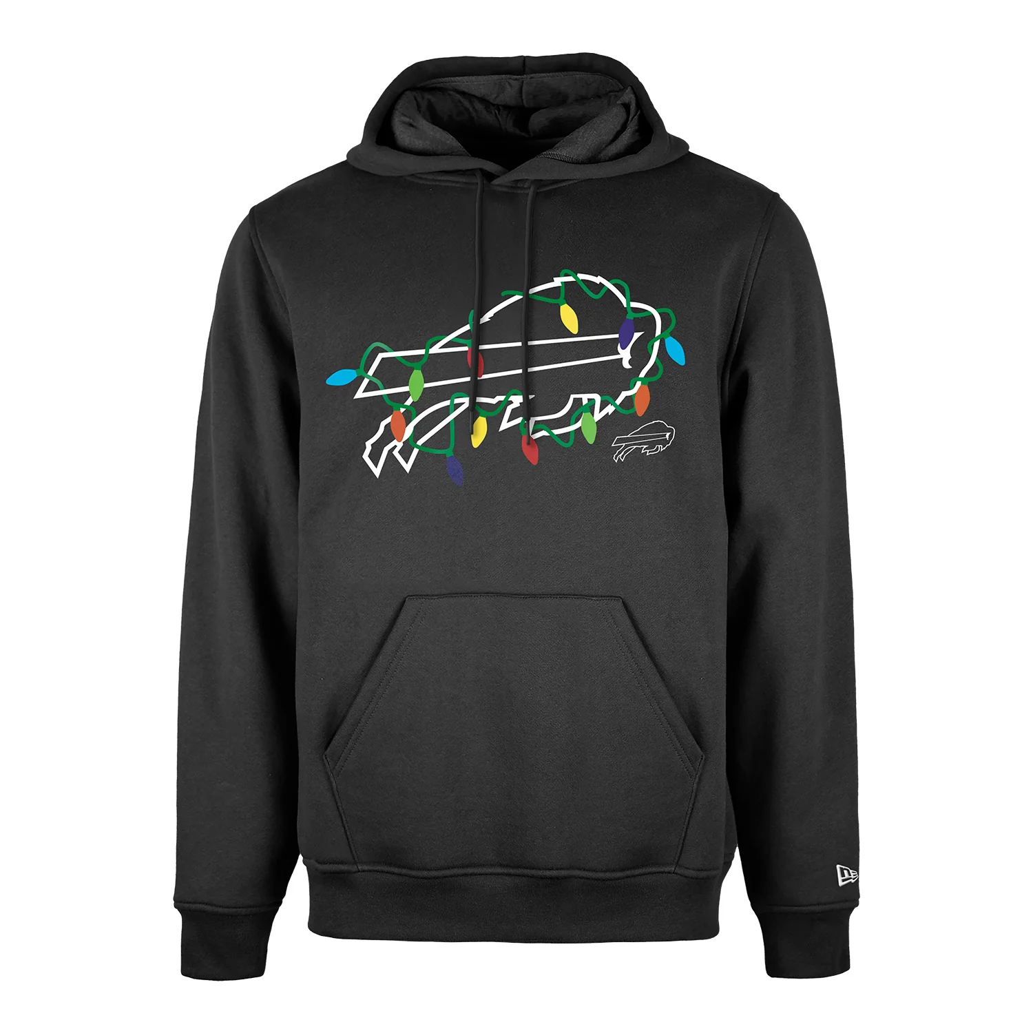 Bills Pullover Christmas String Lights Hoodie