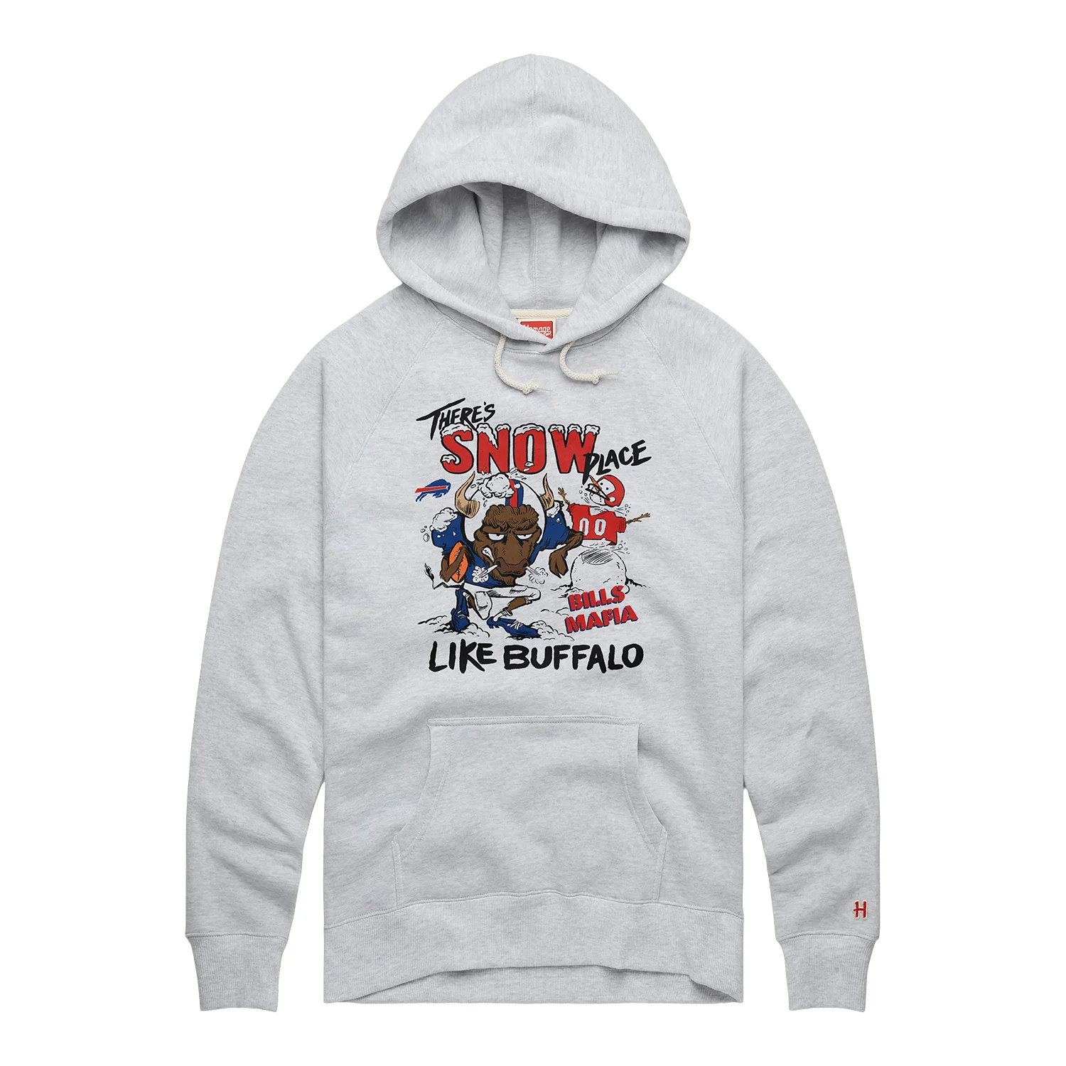 Buffalo Bills "Snow Place Like Buffalo" Hoodie
