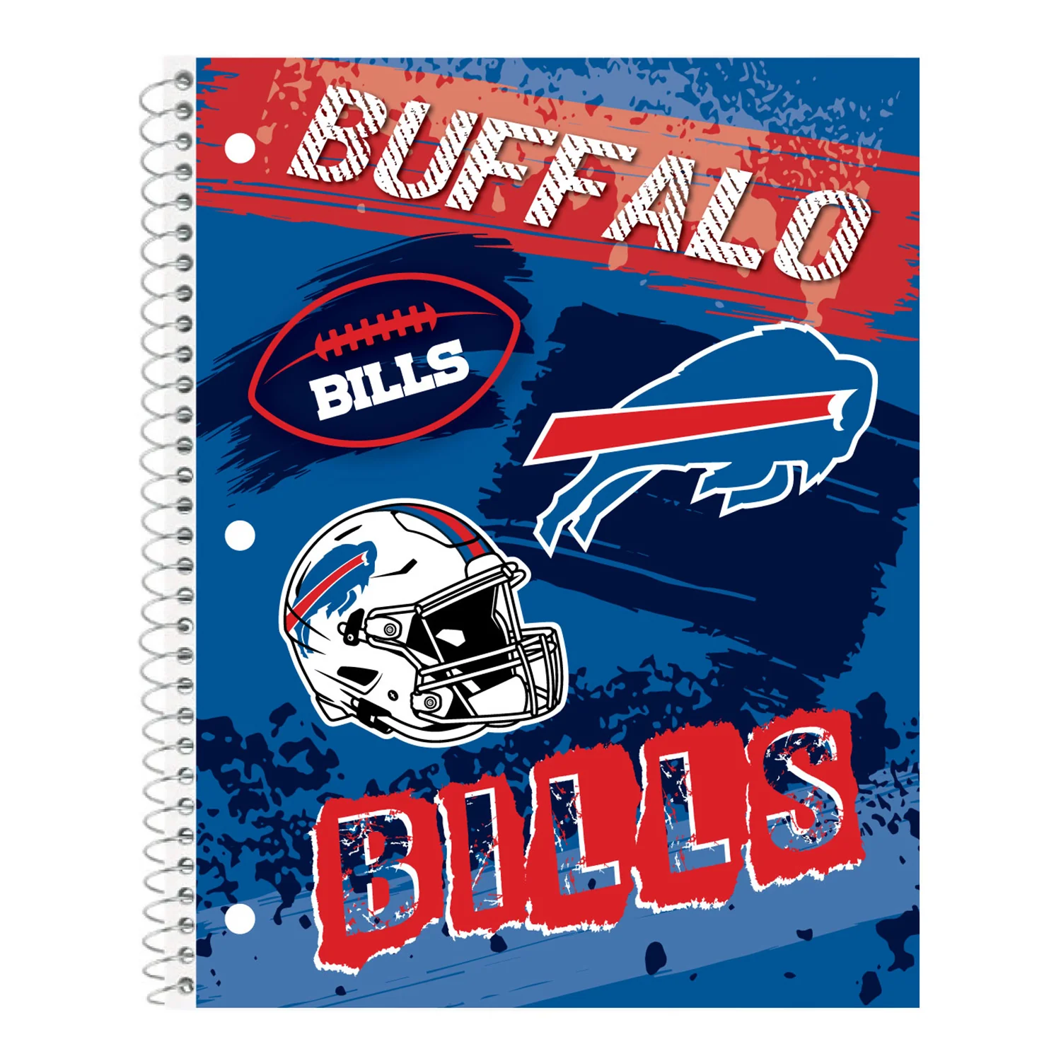 Buffalo Bills 10.5 x 8 Spiral Notebook
