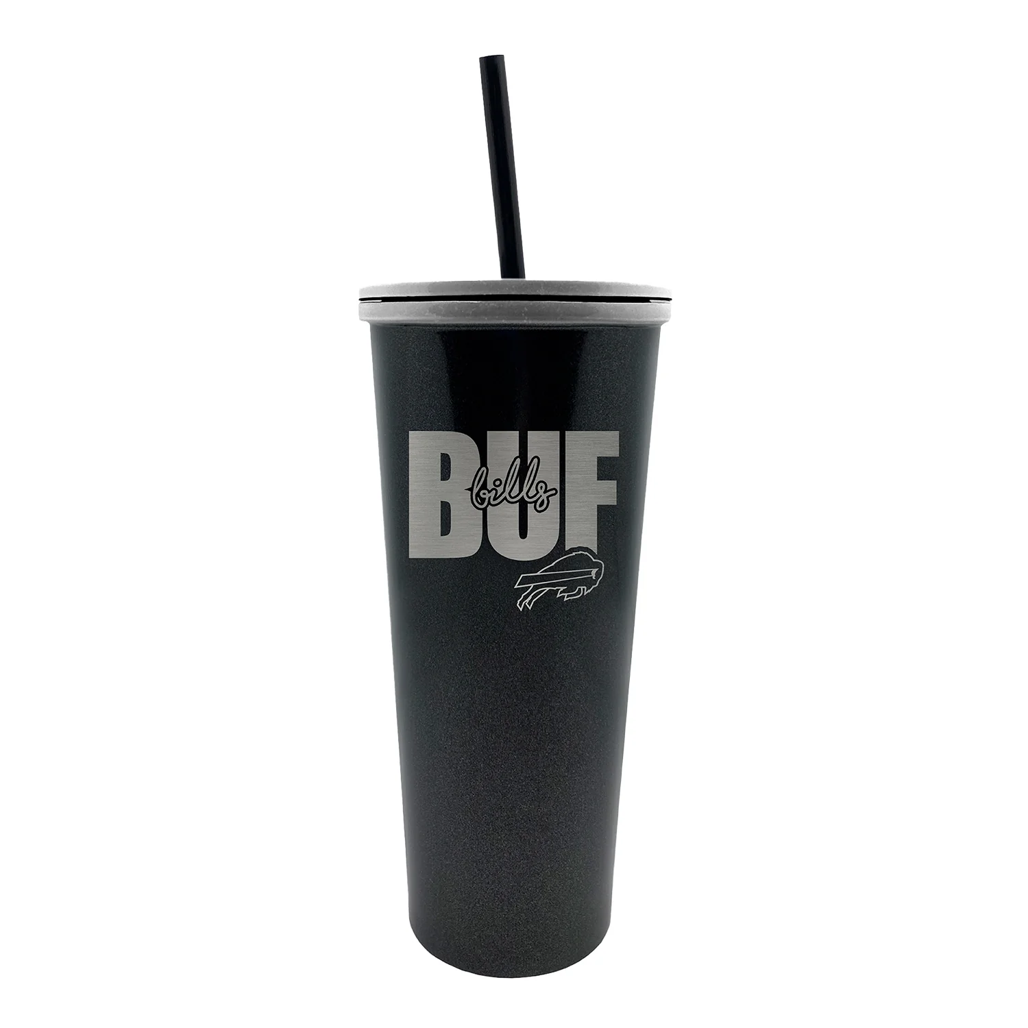 Buffalo Bills 24 oz Onyx Skinny Tumbler