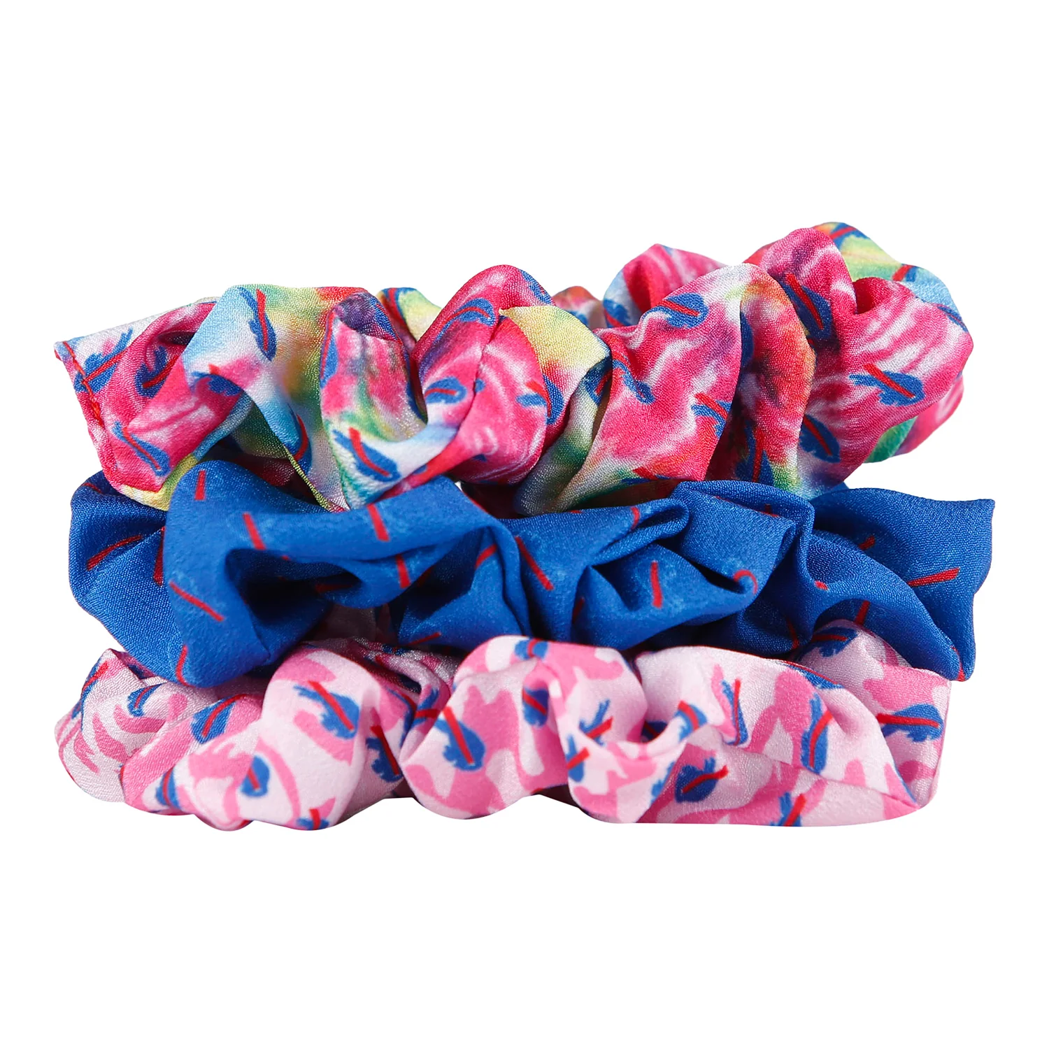 Buffalo Bills 3 Pack Repeat Scrunchie