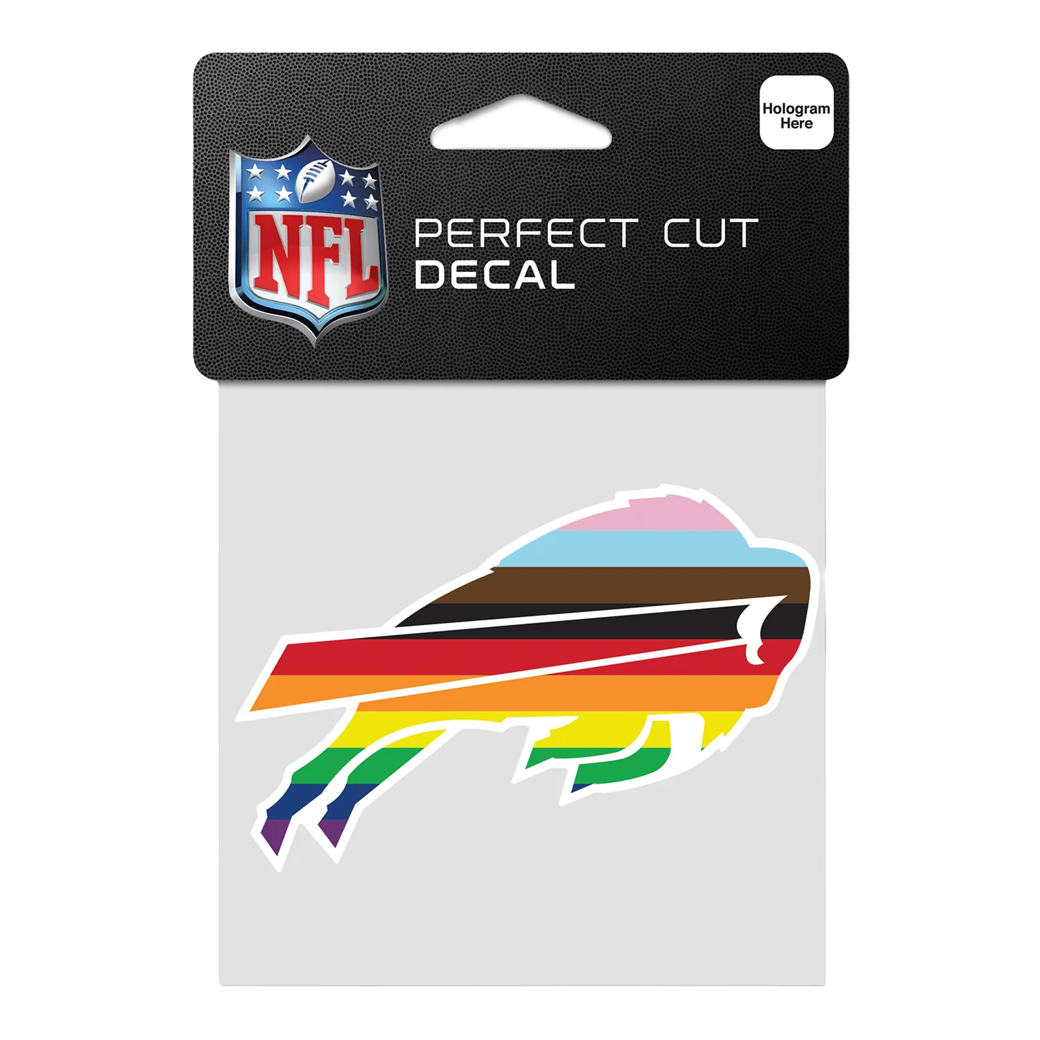 Buffalo Bills 4 x 4 Pride Decal