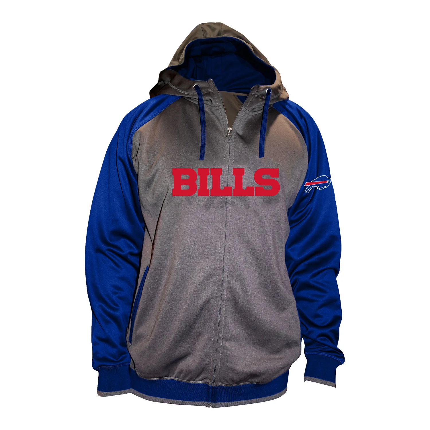 Buffalo Bills Big and Tall Contrast Pullover Hoodie