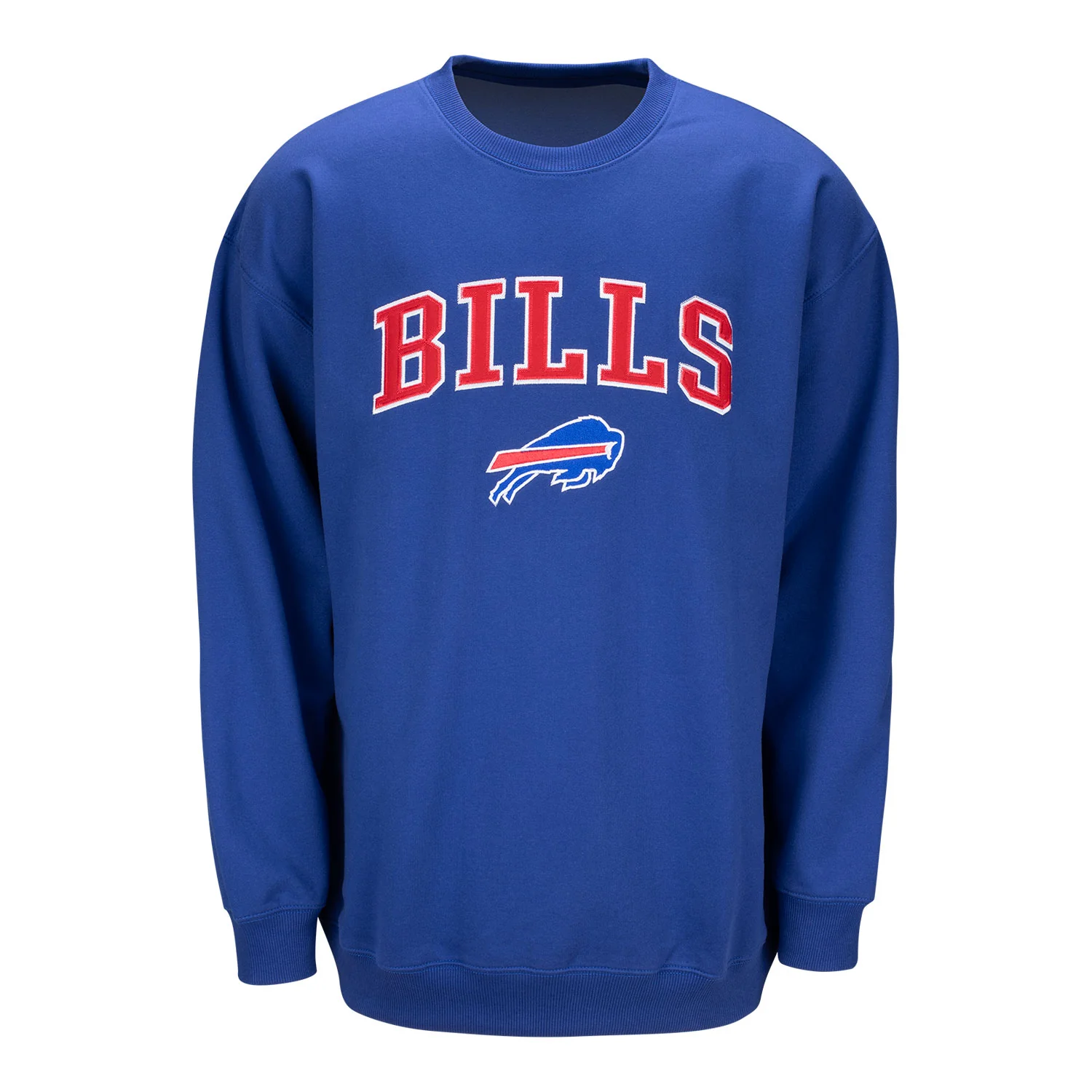 Buffalo Bills Big and Tall Primary Logo Crewneck