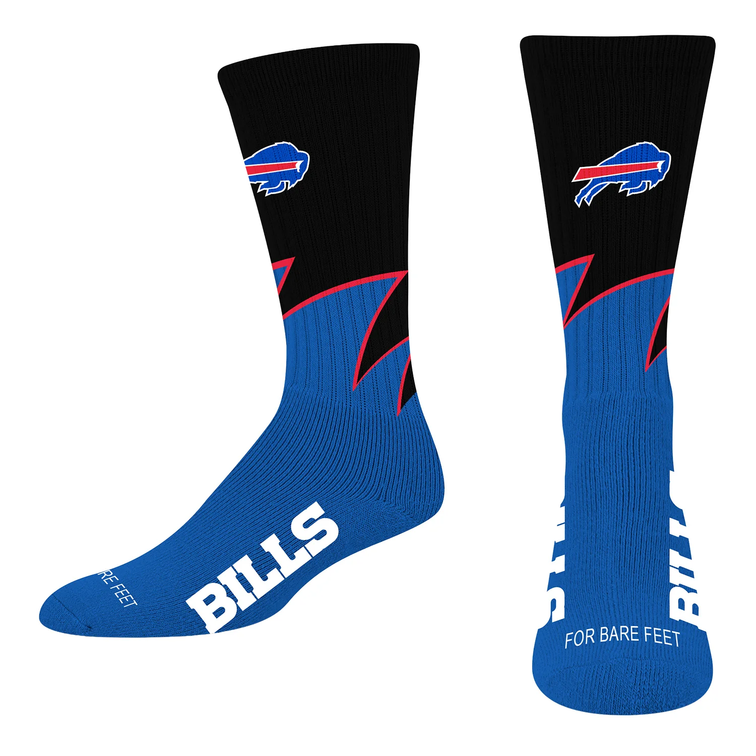 Buffalo Bills Black Wave Socks