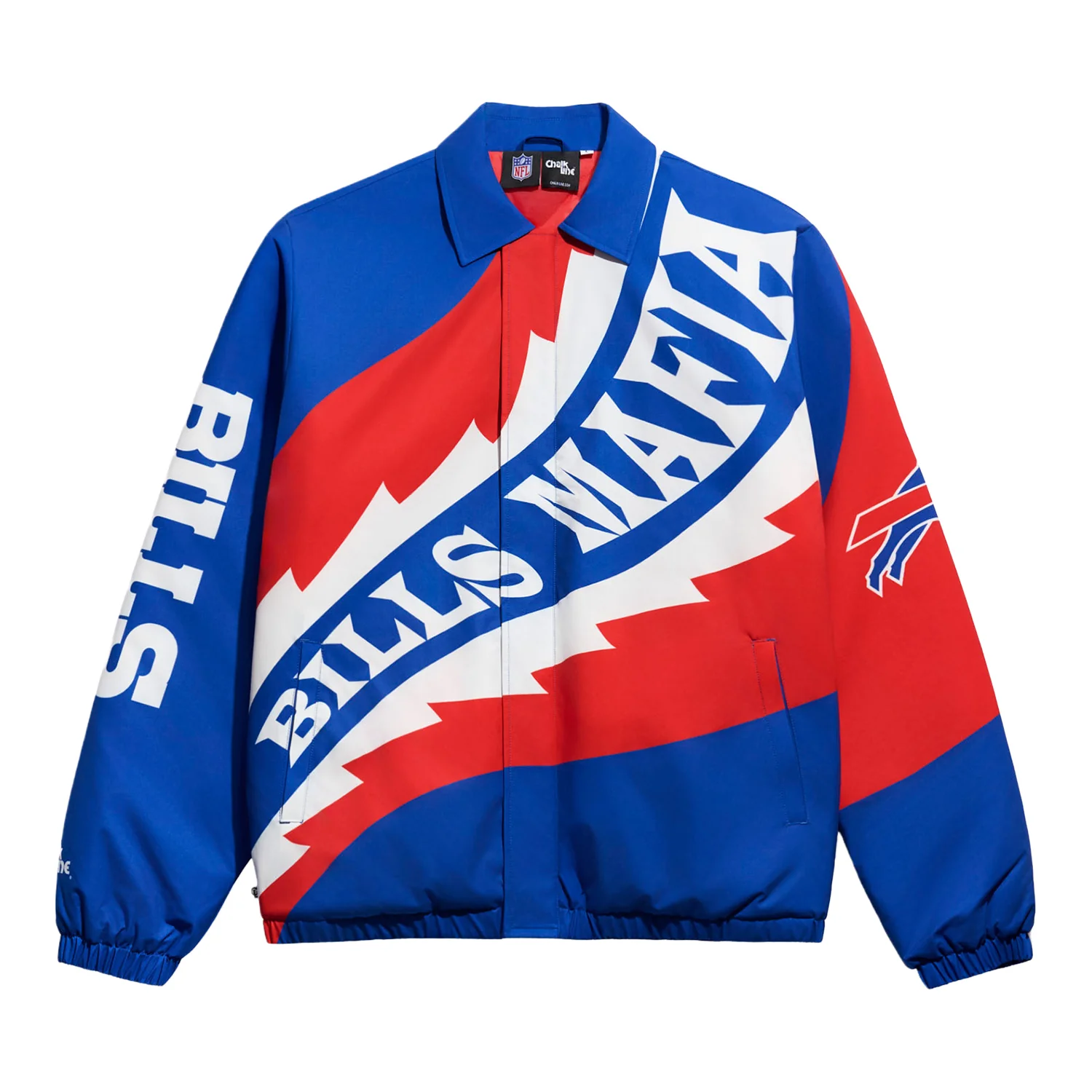 Buffalo Bills Chalkline Bills Mafia Saw Blade Puffer Jacket