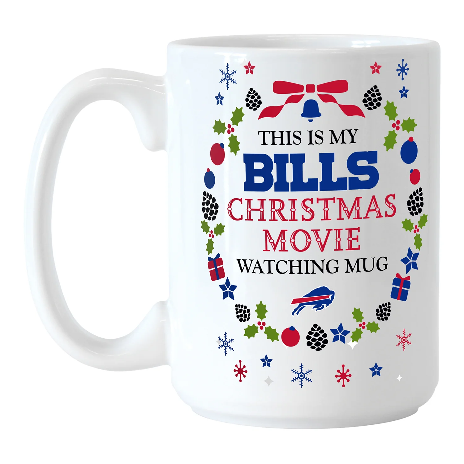 Buffalo Bills Christmas Movie 15 oz Mug