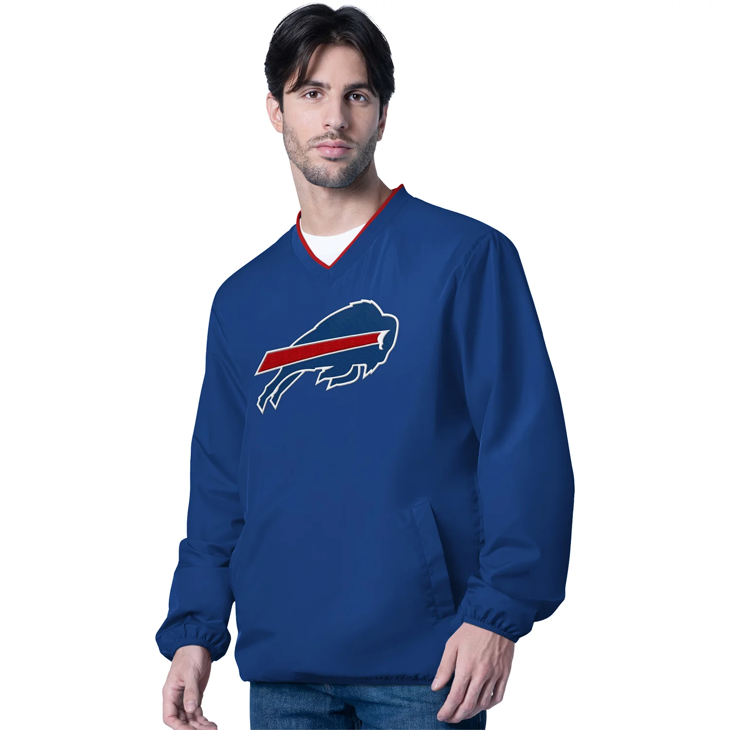 Buffalo Bills Crossover Nylon Pullover