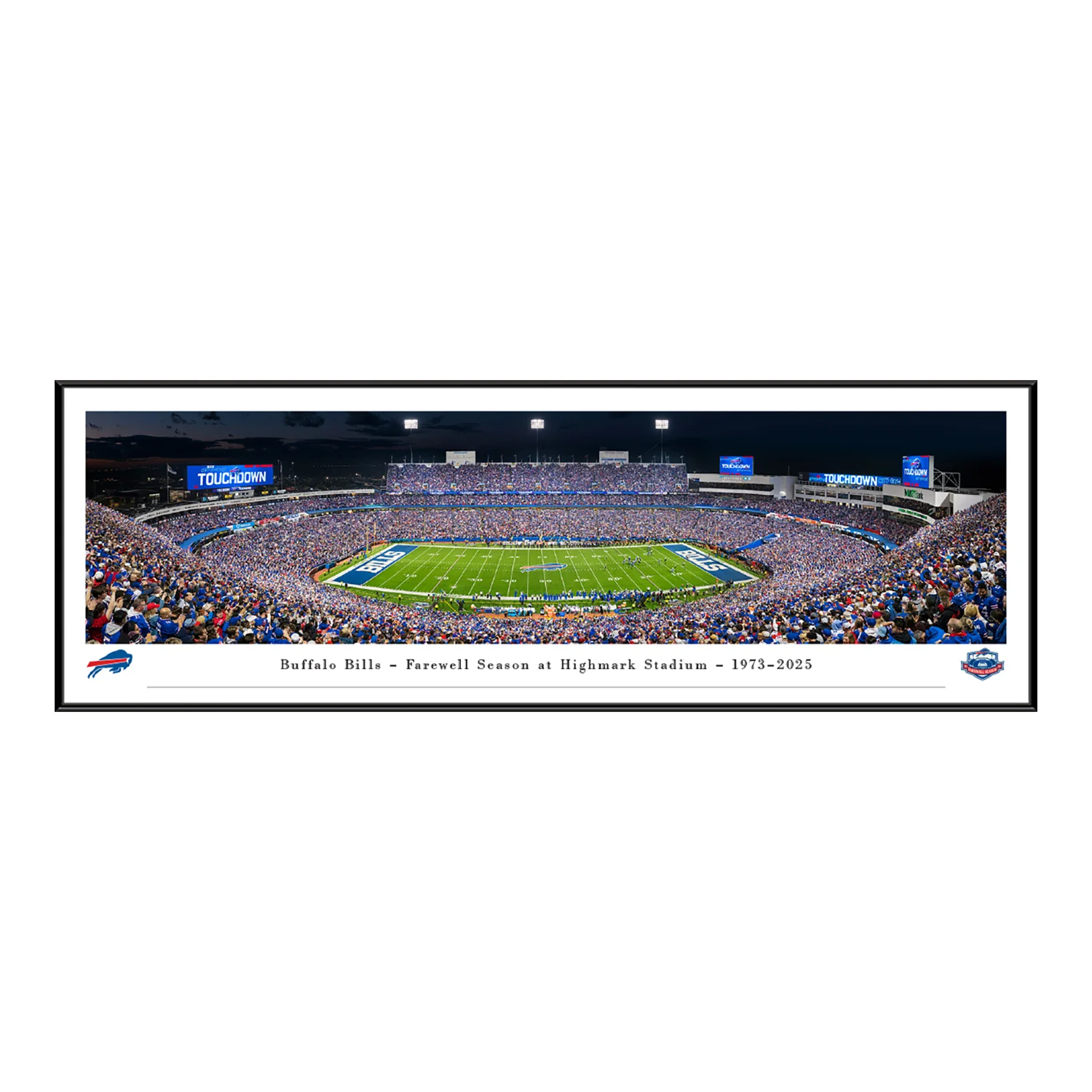 Buffalo Bills Farewell Season at Highmark Stadium Panorama - Standard Frame