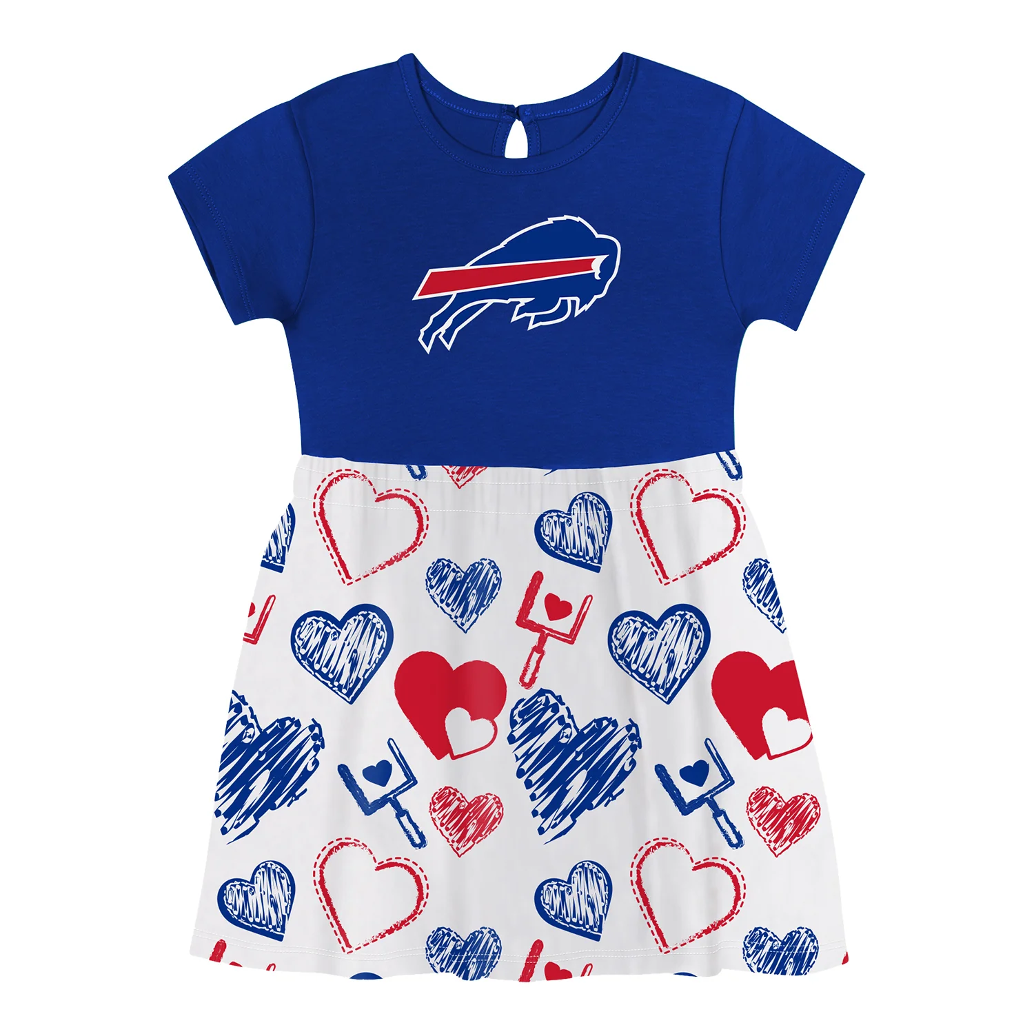 Buffalo Bills Infant Girls All Heart Dress