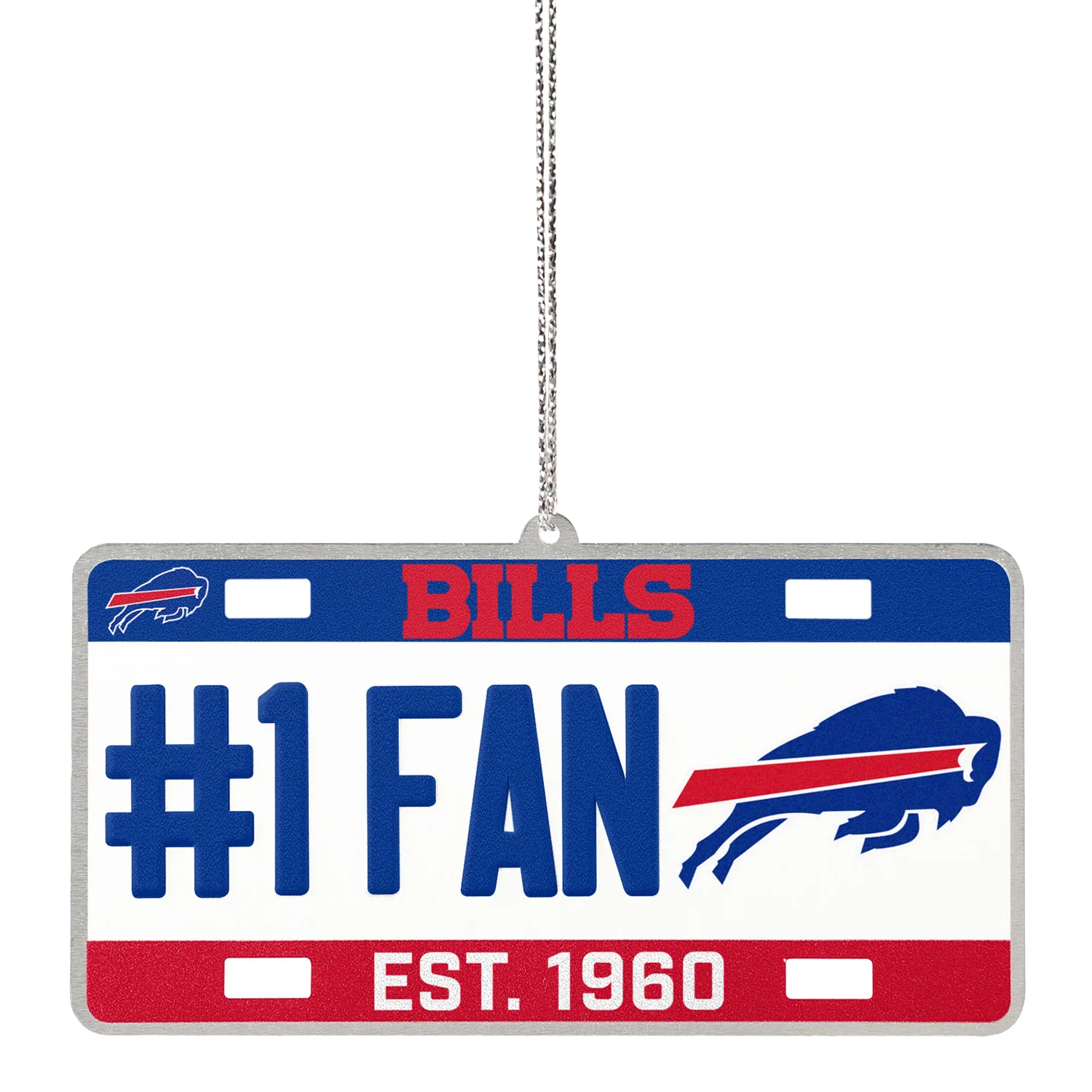 Buffalo Bills License Plate Ornament