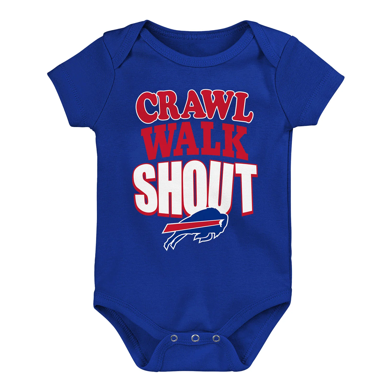 Buffalo Bills Newborn Crawl, Walk, and Shout Onesie