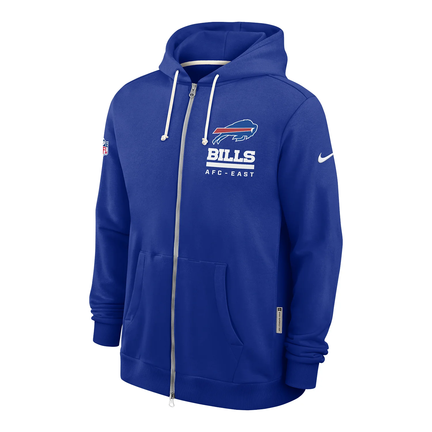 Buffalo Bills Nike Full Zip 2025 Sideline DriFit Hoodie