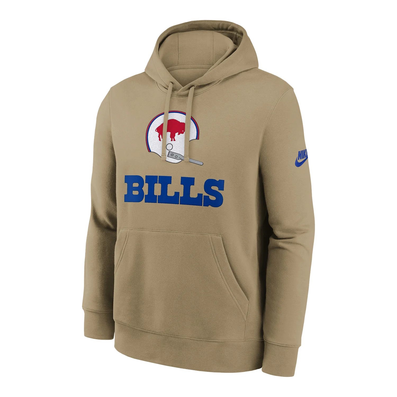 Buffalo Bills Nike Helmet Club Hoodie - Beige