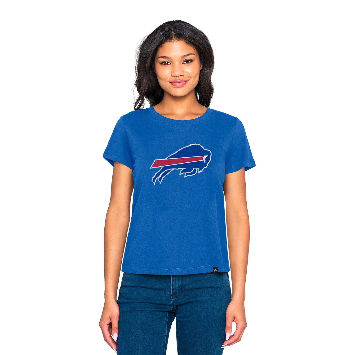 Ladies Buffalo Bills New Era Primary Logo T-Shirt