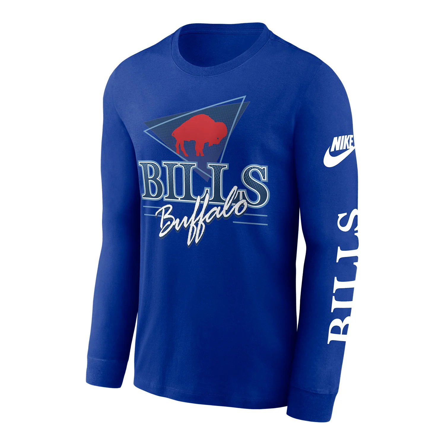 Buffalo Bills Nike Rewind Classic Logo Long Sleeve T-Shirt