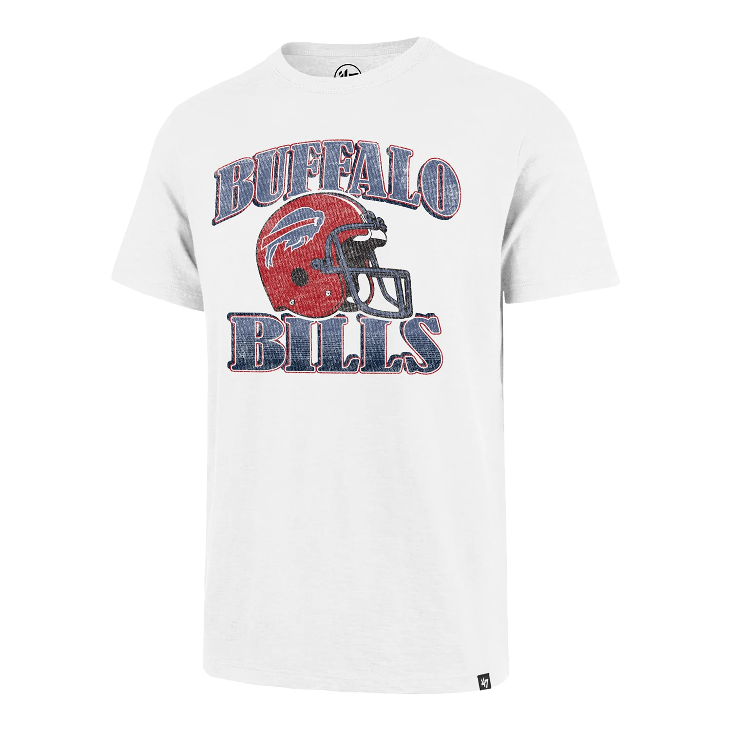 Buffalo Bills Red Helmet Scrum T-Shirt
