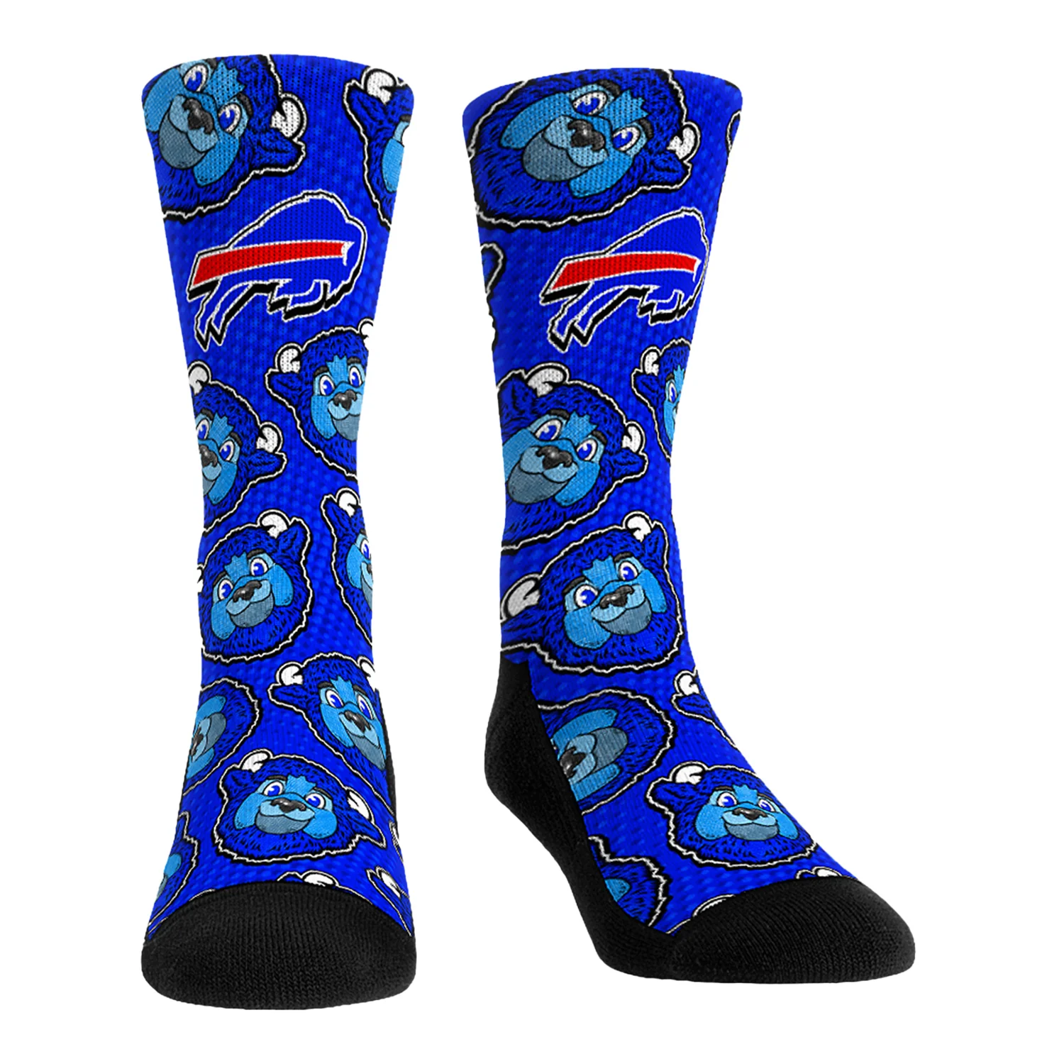 Buffalo Bills Rock Em' Mens Pop Art Mascot Socks