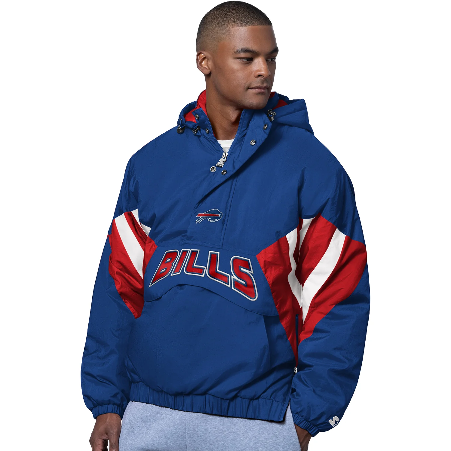 Buffalo Bills Starter 1/2 Zip Lineup Pullover