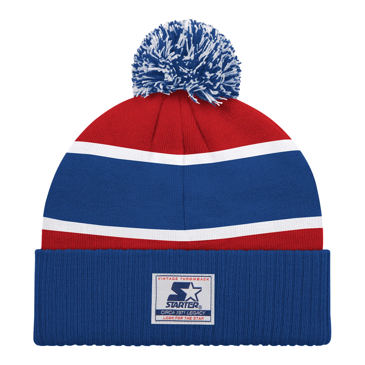 Buffalo Bills Starter Legacy Cuff Pom Knit