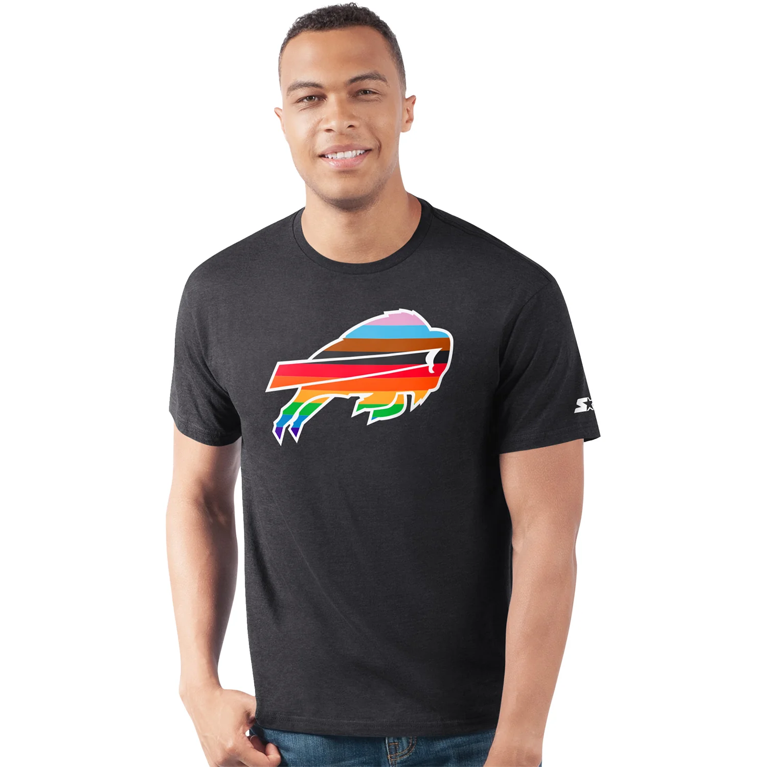 Buffalo Bills Starter Primary Logo Pride T-Shirt