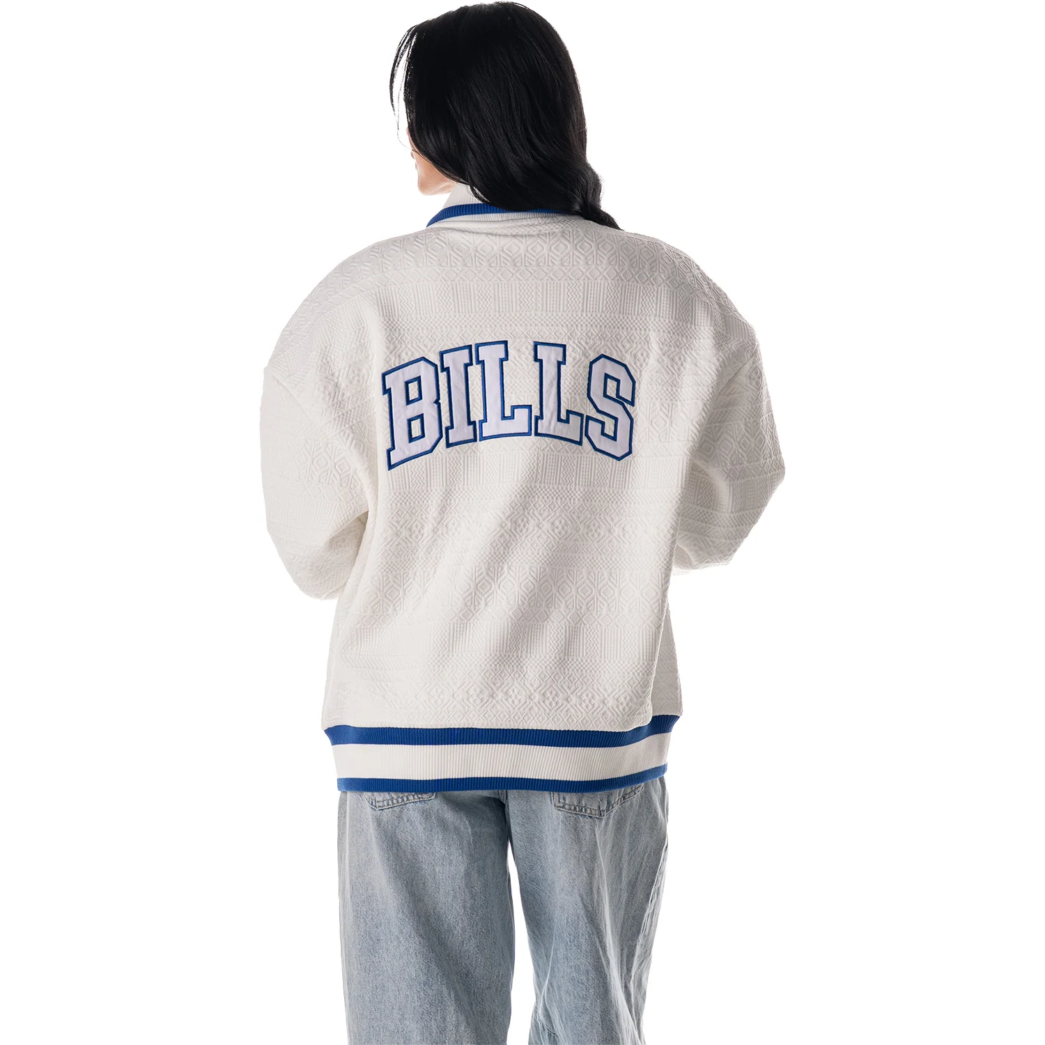 Buffalo Bills Unisex Knitted Bomber Jacket by Wild Collective