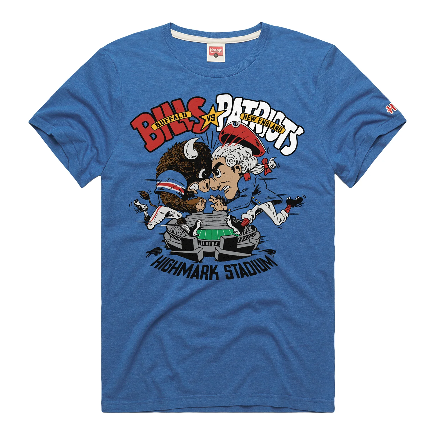 Buffalo Bills vs. New England Patriots Match Up T-Shirt