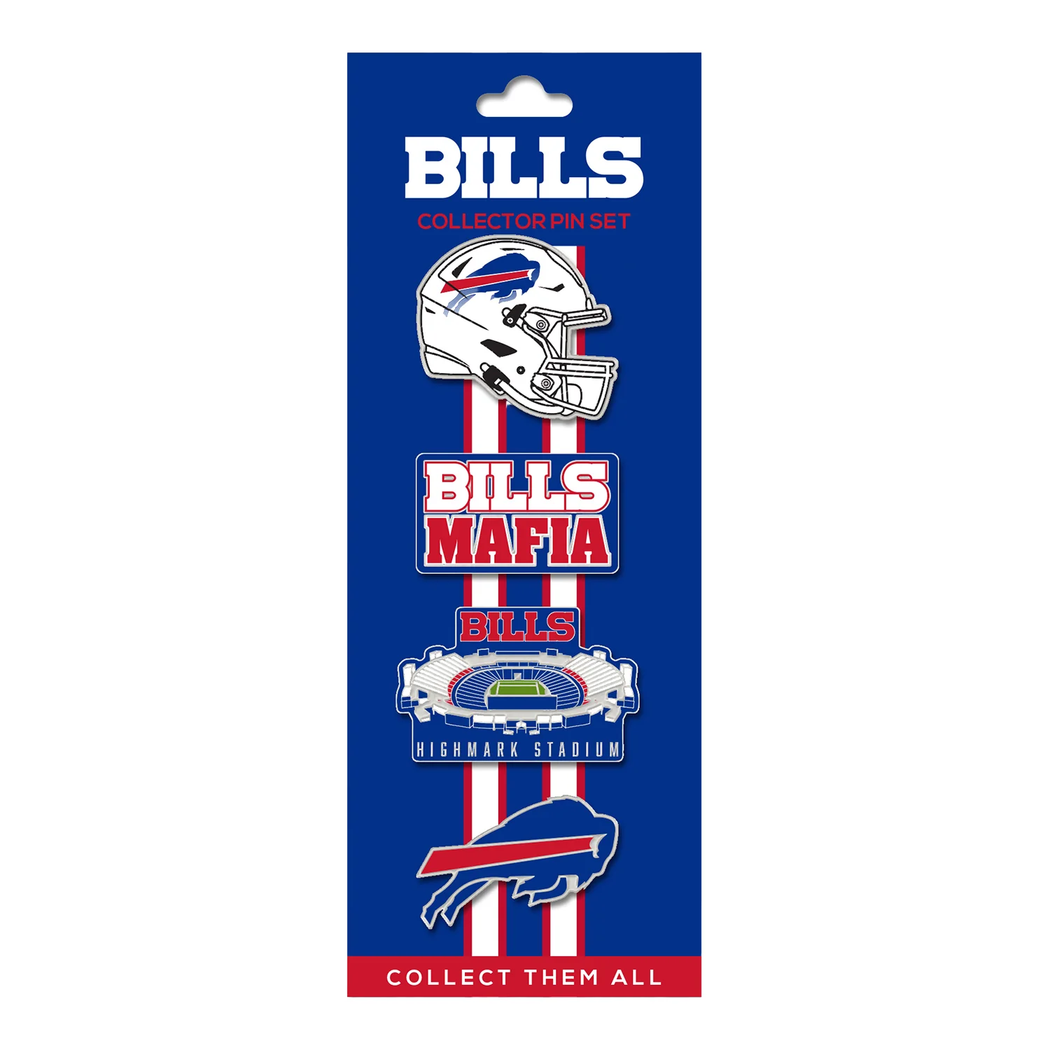 Buffalo Bills Wincraft 4 Pack Hatpin Set