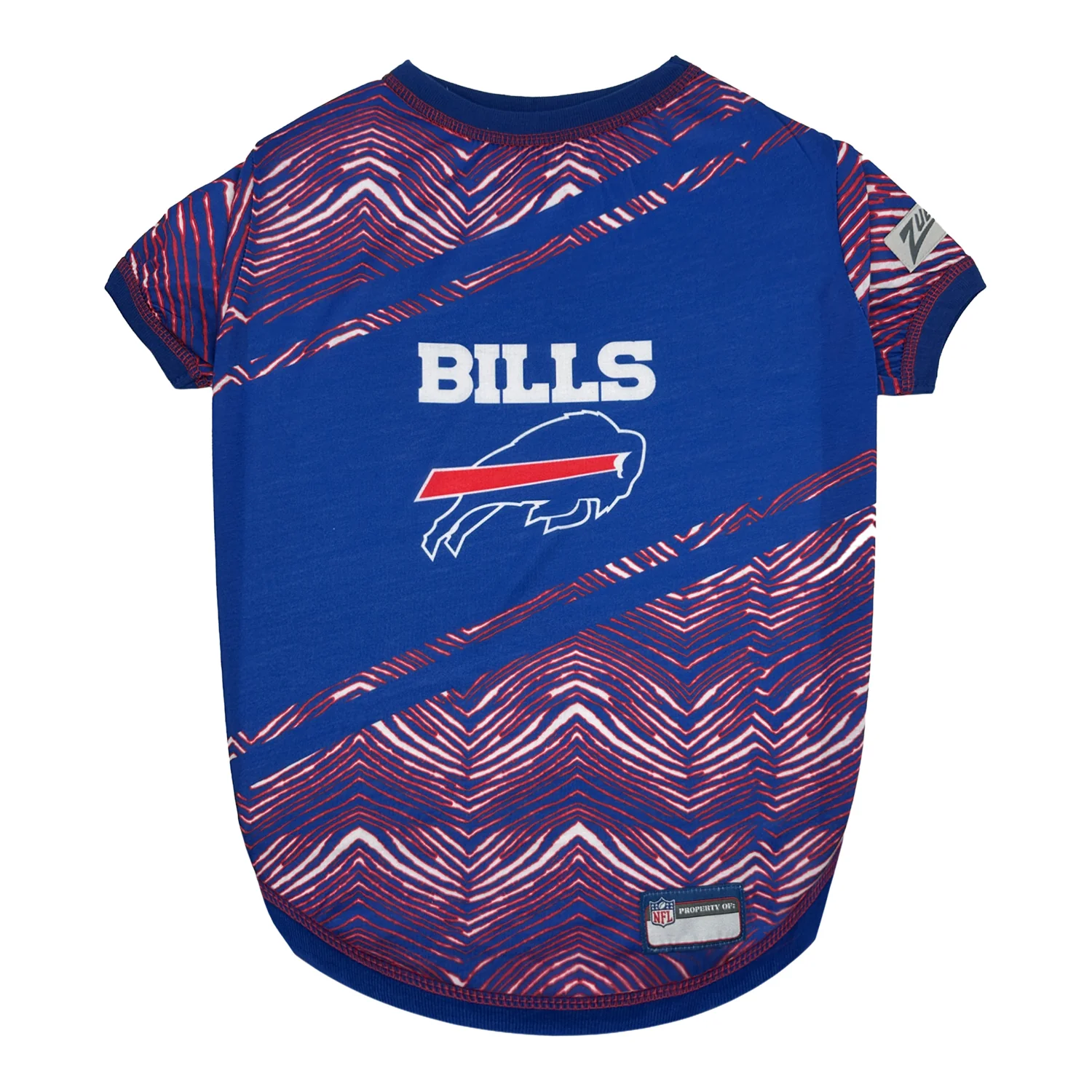 Buffalo Bills Zubaz Pet T-Shirt
