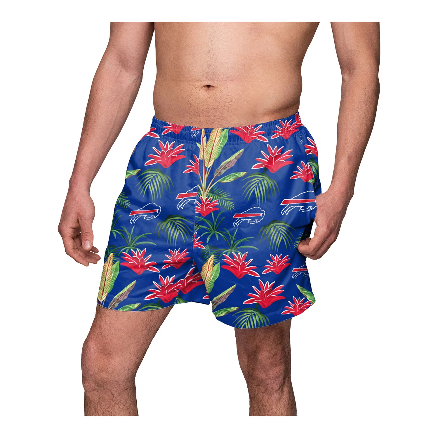FOCO Buffalo Bills Floral Swim Trunks