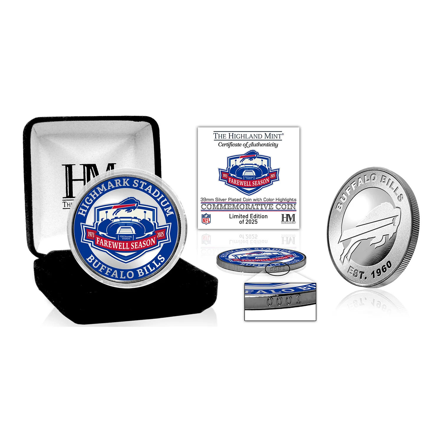 Highmark Stadium Farewell Season Coin