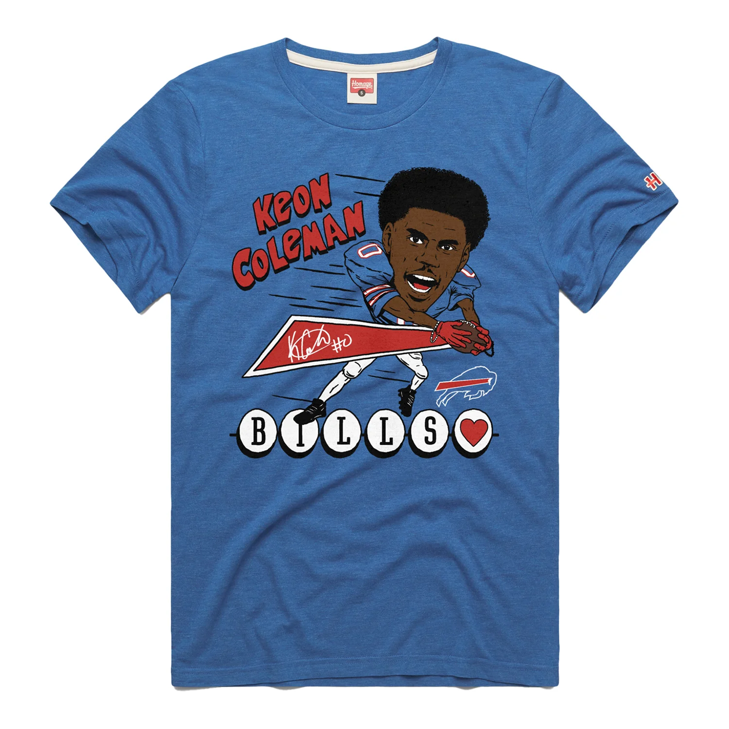 Homage Bills Keon Coleman T-Shirt
