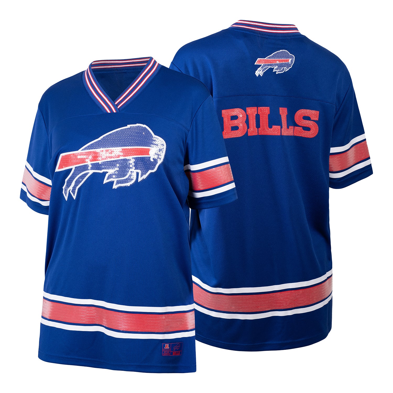 Icer Ladies Buffalo Bills Time to Shine Sequin Jersey