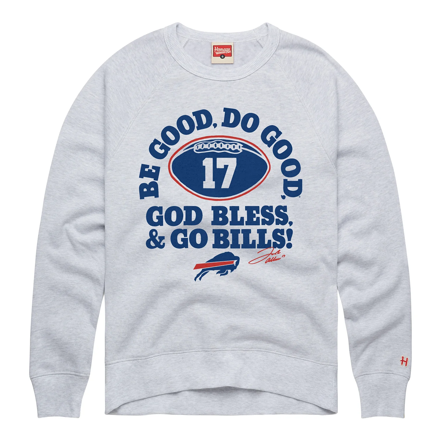 Josh Allen MVP Speech Closing Quote Crewneck Sweatshirt