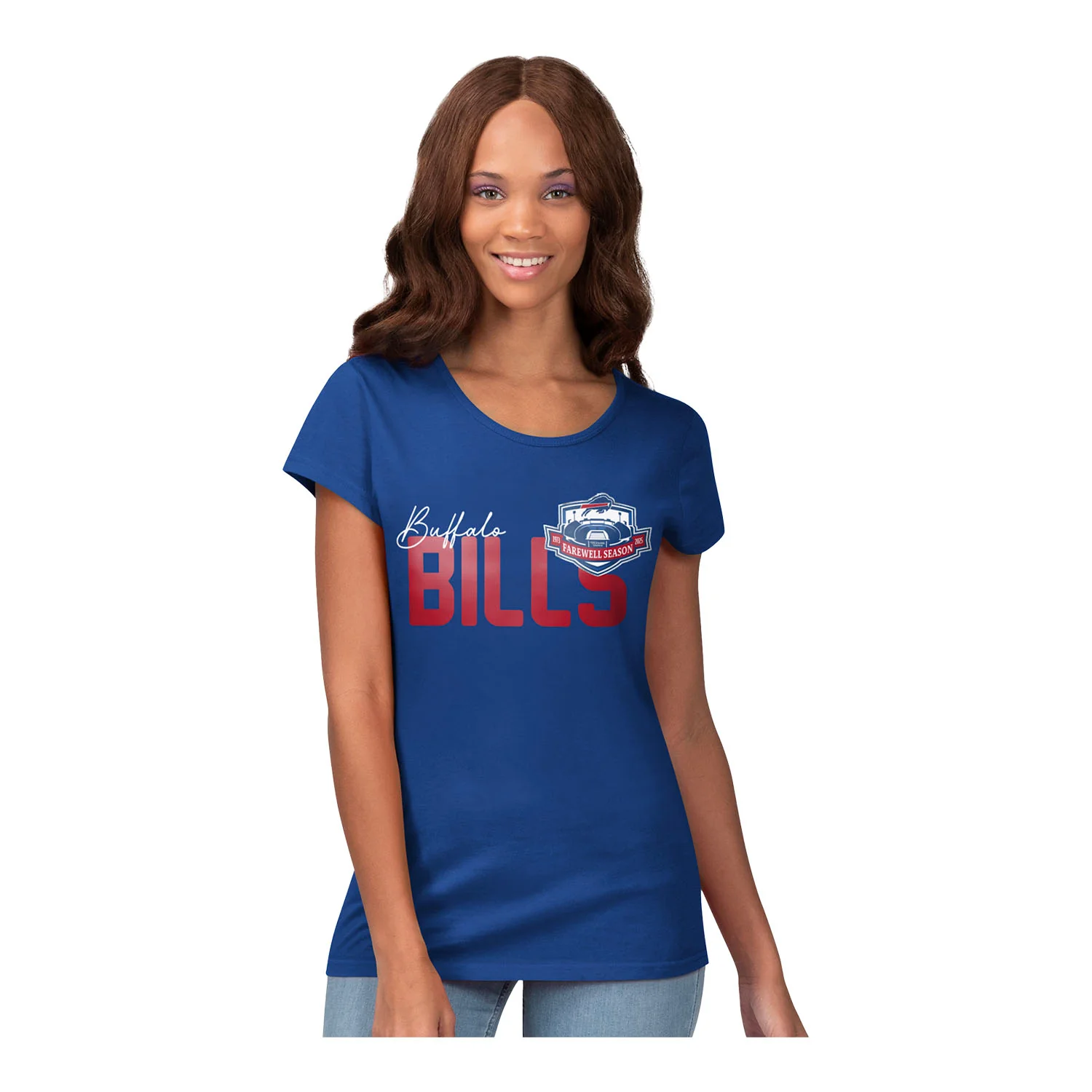 Ladies Bills Highmark Stadium Farewell Season T-Shirt