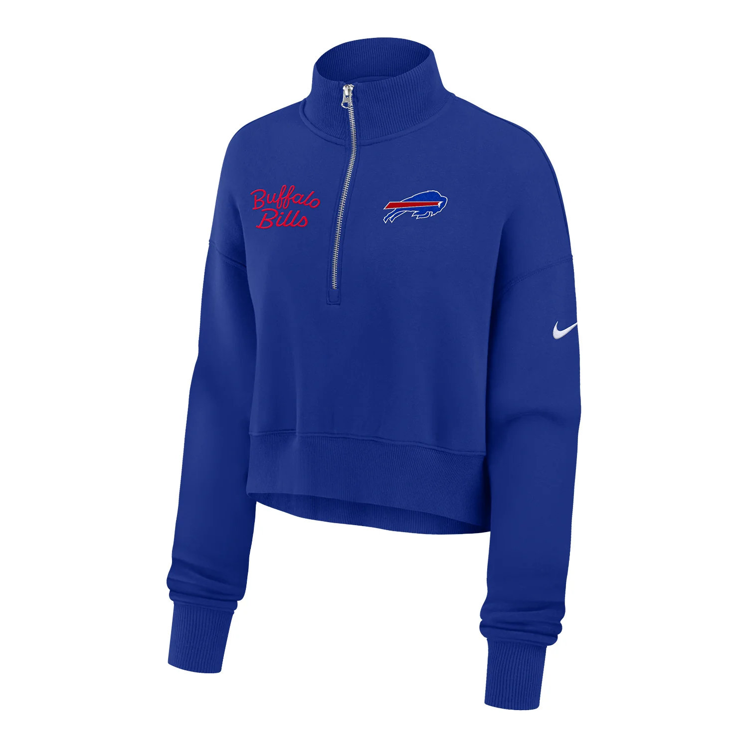 Ladies Bills Nike Phoenix Cript Crop 1/4 Zip