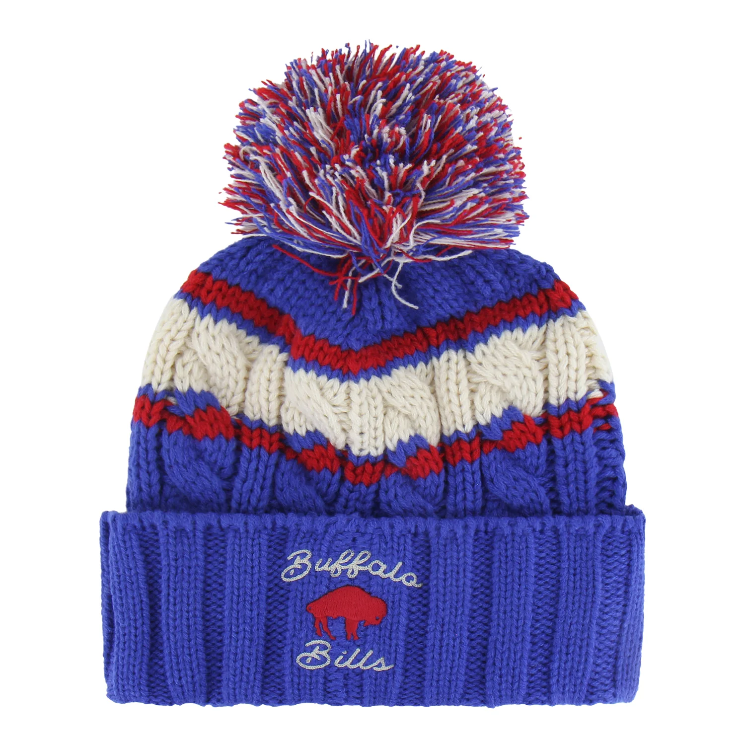 Ladies Buffalo Bills 47 Brand Emma Logo Cuff Knit