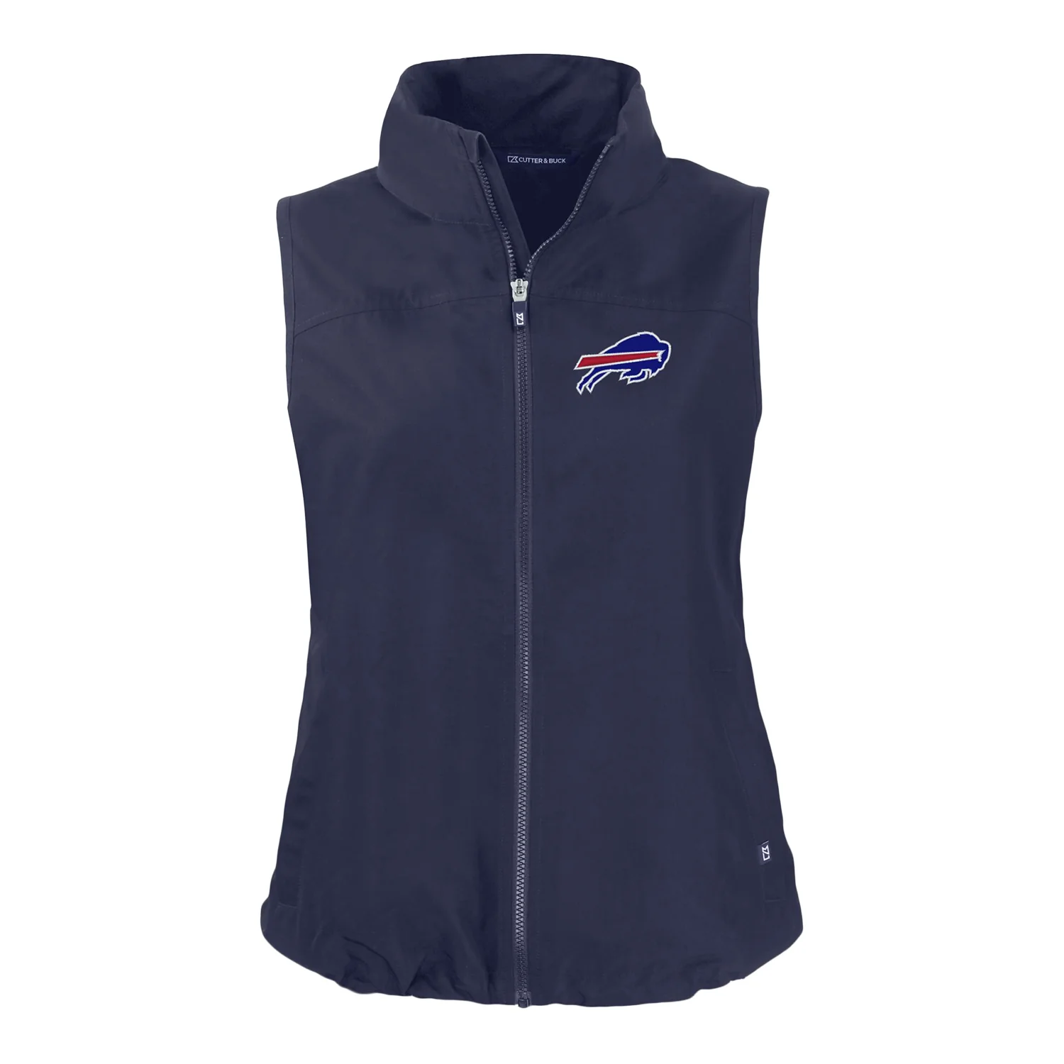 Ladies Buffalo Bills Cutter & Buck Charter Eco Recycled Full-Zip Vest