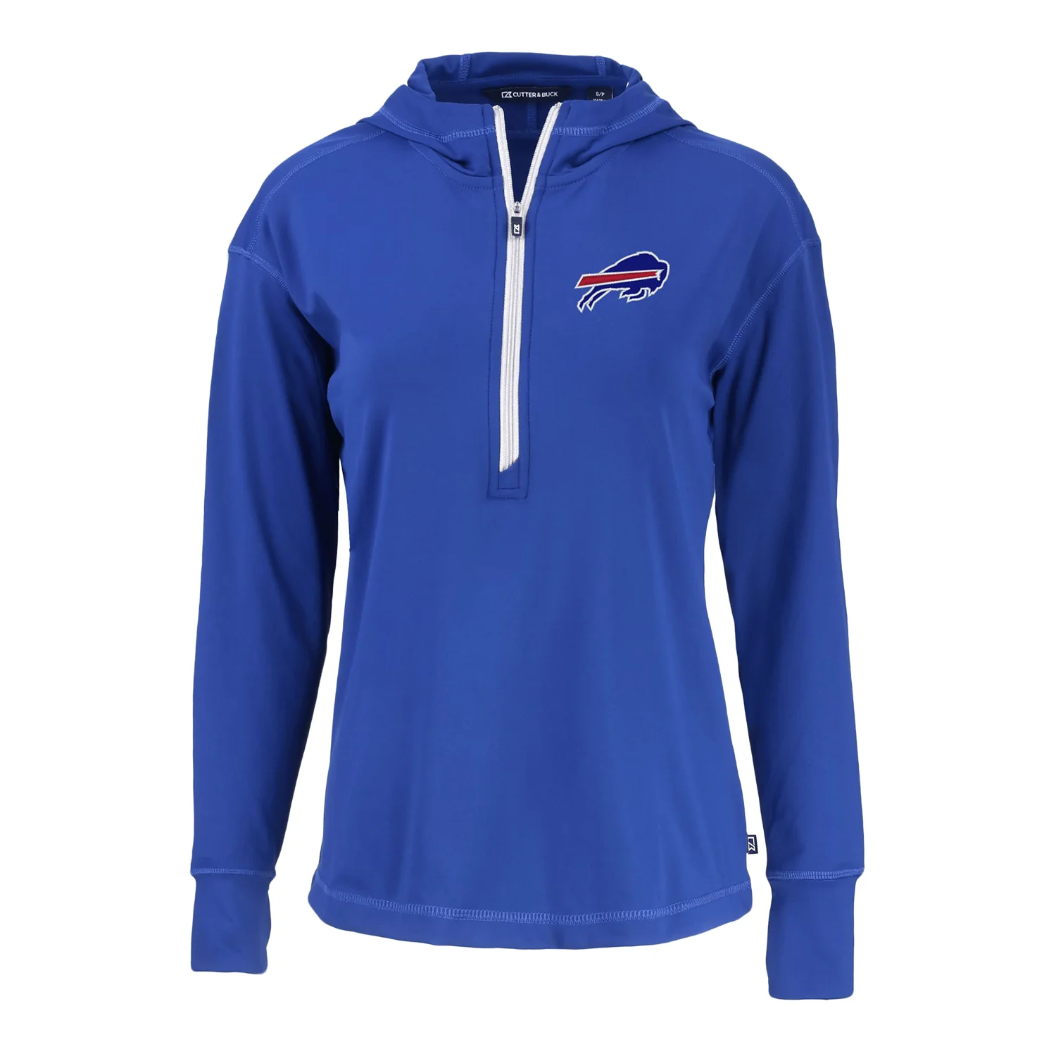3977-ladies-buffalo-bills-cutter-buck-daybreak-eco-recycled-1-2-zip-hoodie-1.webp Ladies Buffalo Bills Cutter & Buck Daybreak Eco Recycled 1/2-Zip Hoodie
