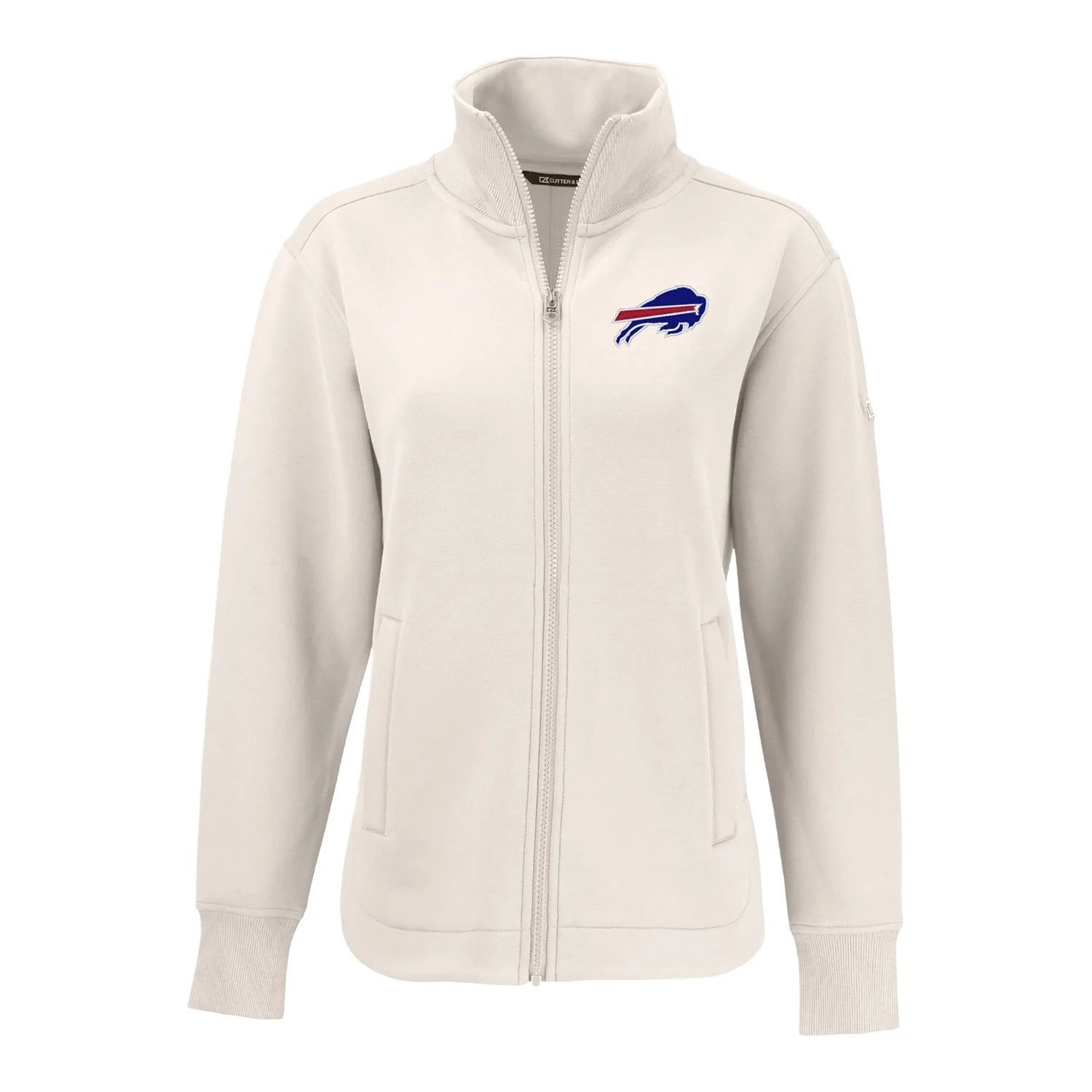 Ladies Buffalo Bills Cutter & Buck Roam Eco Full Zip Recycled Jacket