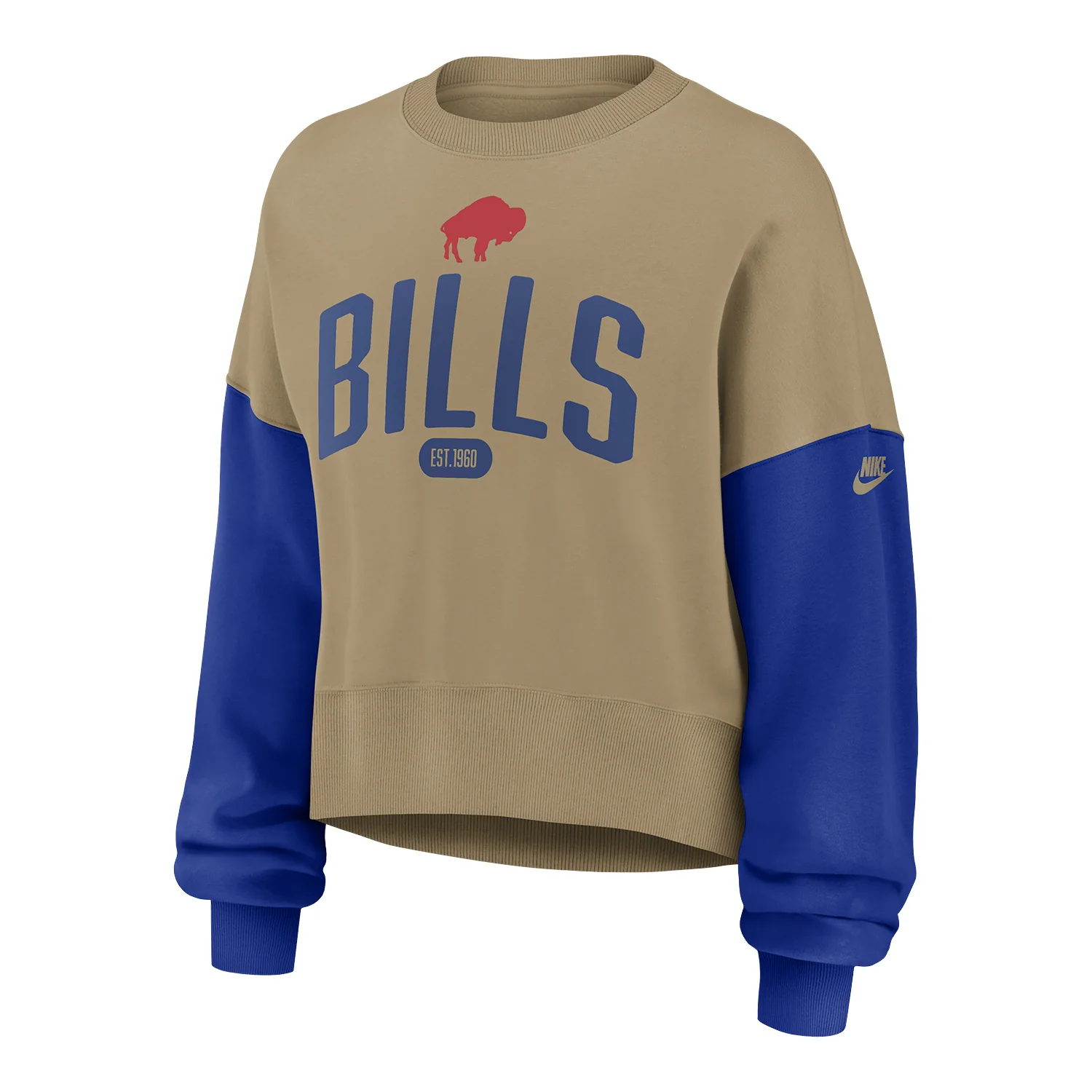 Ladies Buffalo Bills Nike Oversized Rewind Fleece