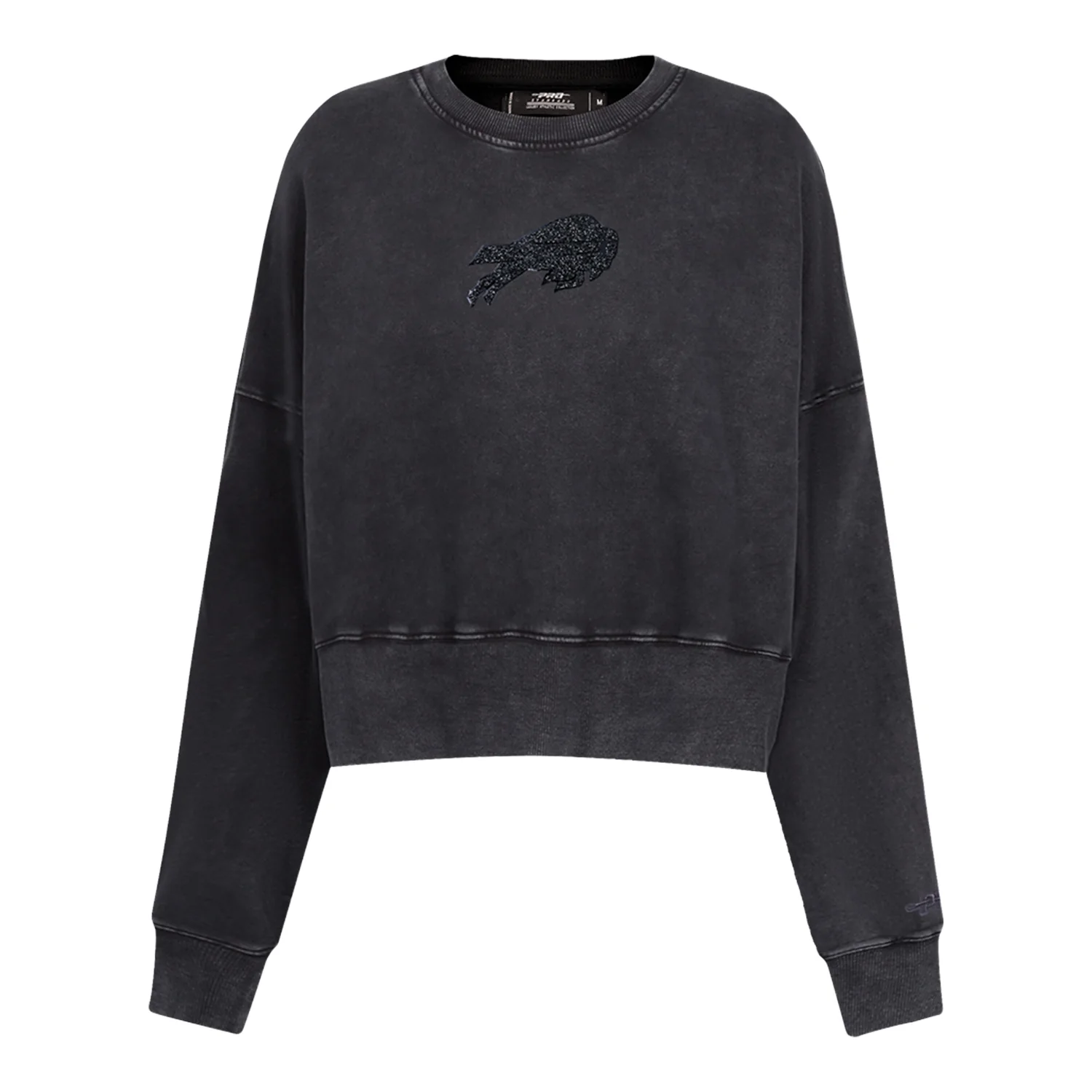 Ladies Buffalo Bills Pro Standard Crystalline Wash Crewneck Sweatshirt
