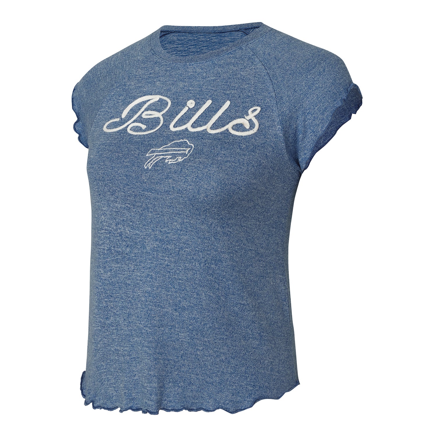 Ladies Buffalo Bills Rigor Script Heathered T-Shirt