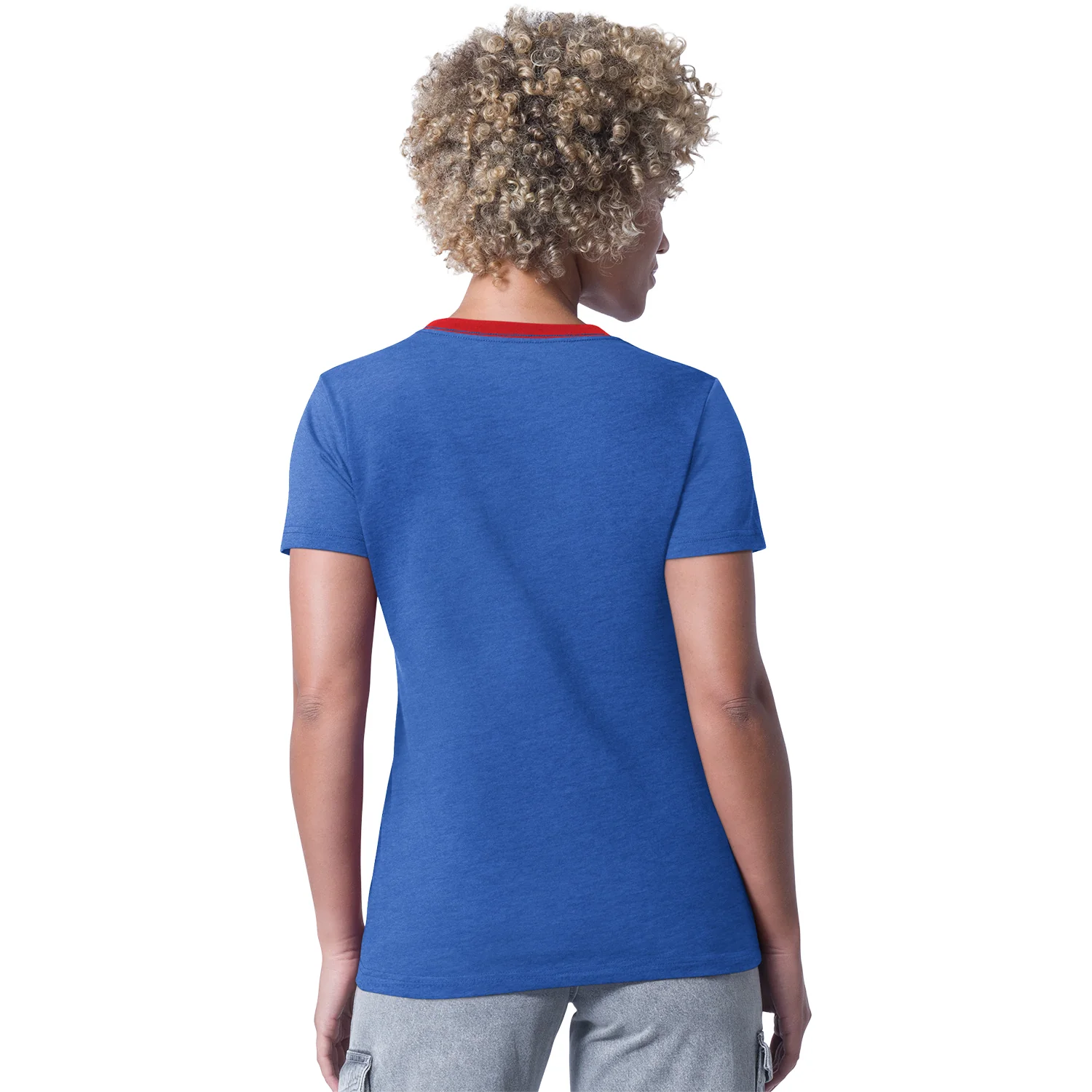 Ladies Main Play Crew Neck Script T-Shirt